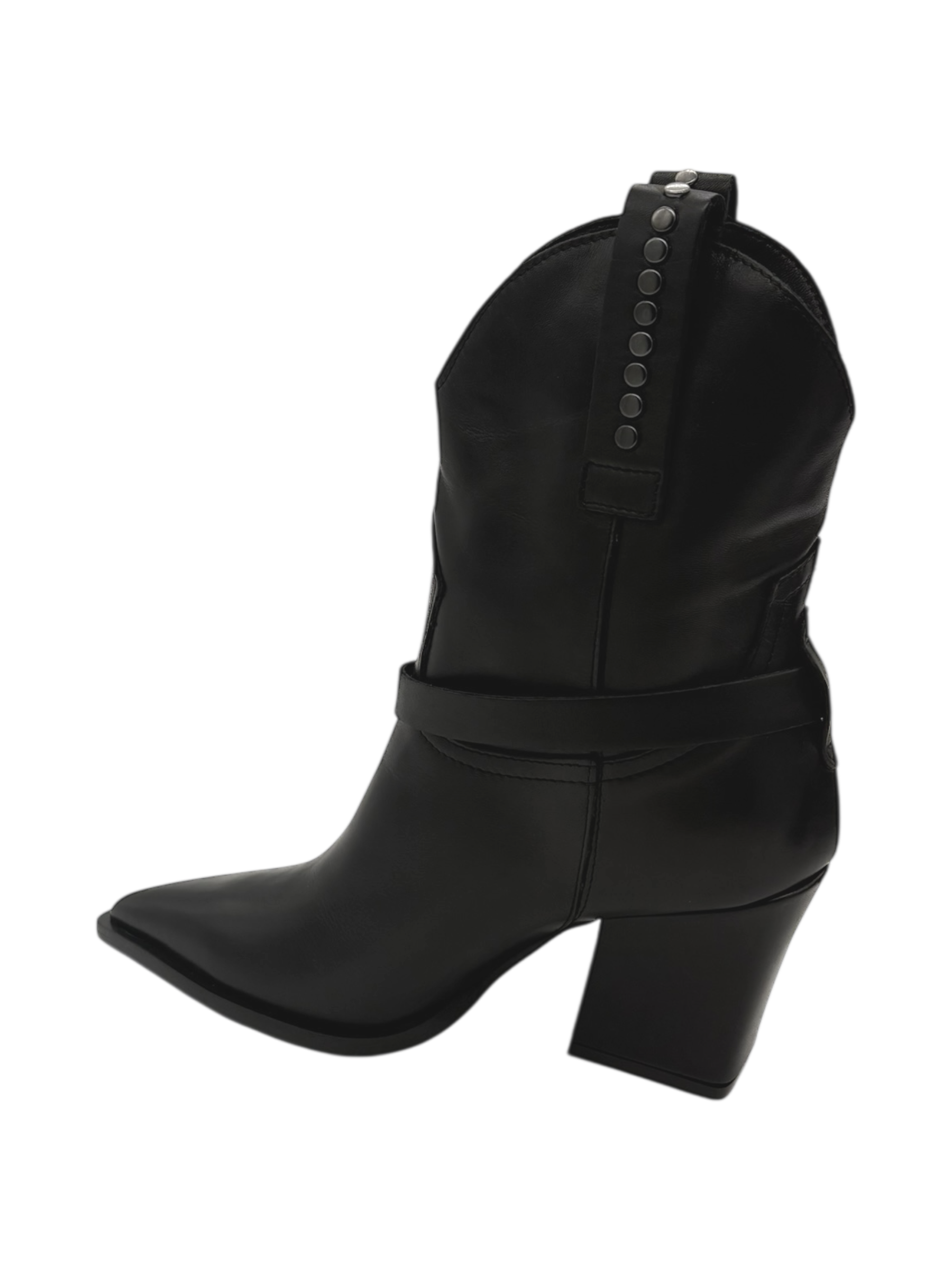 Stivale texano pelle donna Mimmù Black -M2726M14-