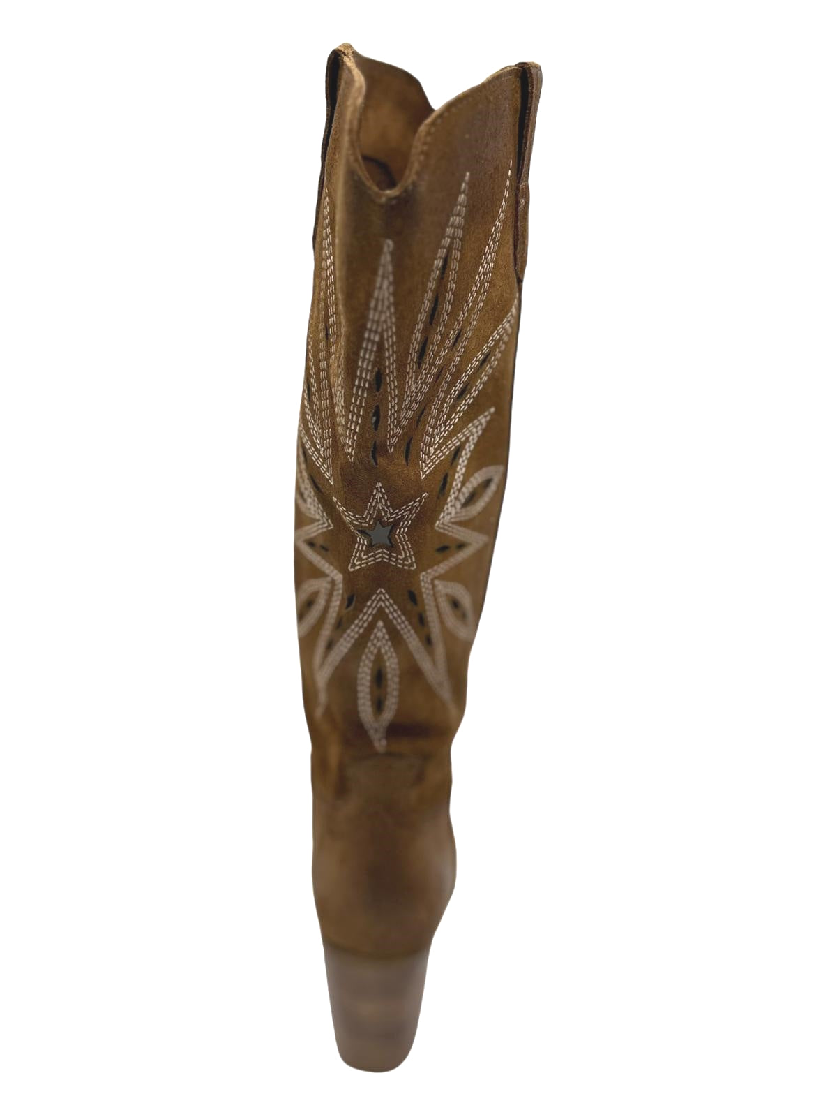 Stivale texano Zoe Camoscio Cuoio - Caracas 02 -