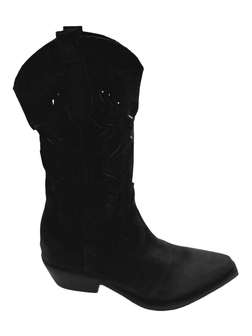 Stivale texano Zoe Camoscio Nero  - Dakota 15 -