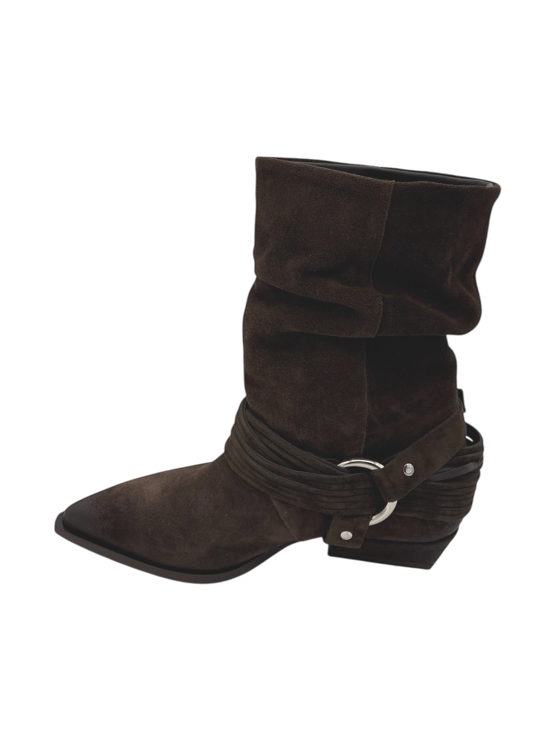 Stivale texano camoscio donna Mimmù Testa Moro -M6726M16-
