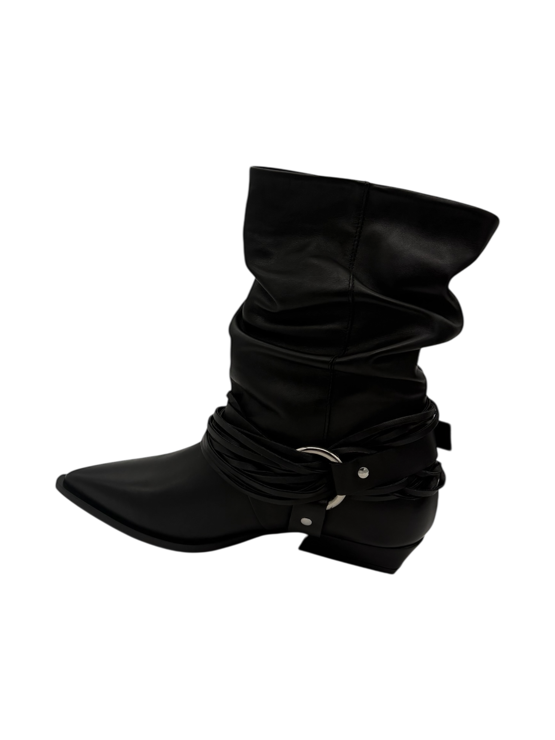 Stivale texano pelle donna Mimmù Black -M6726M16-