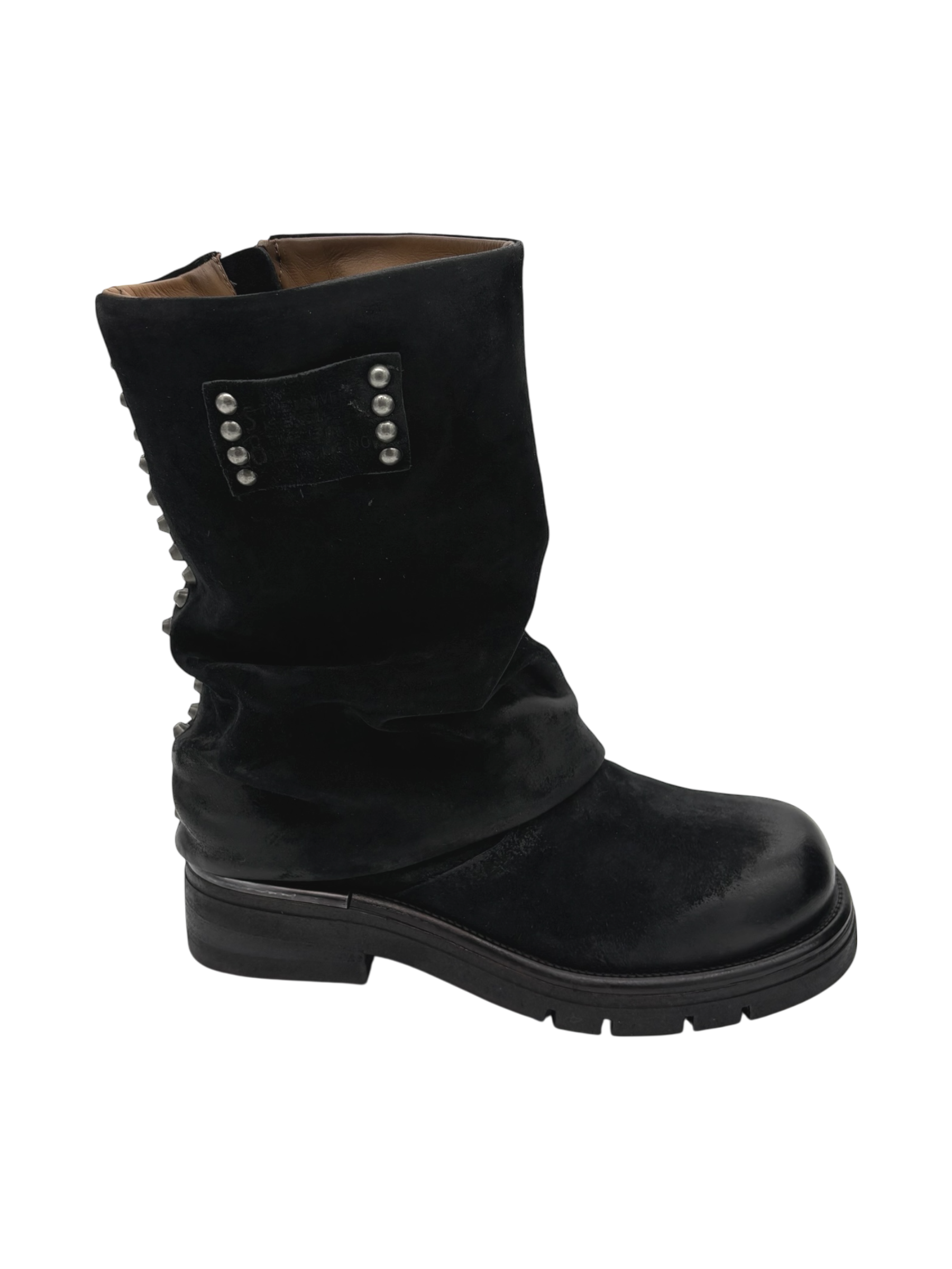 Stivaletto pelle donna AS98 Nero - B81209-
