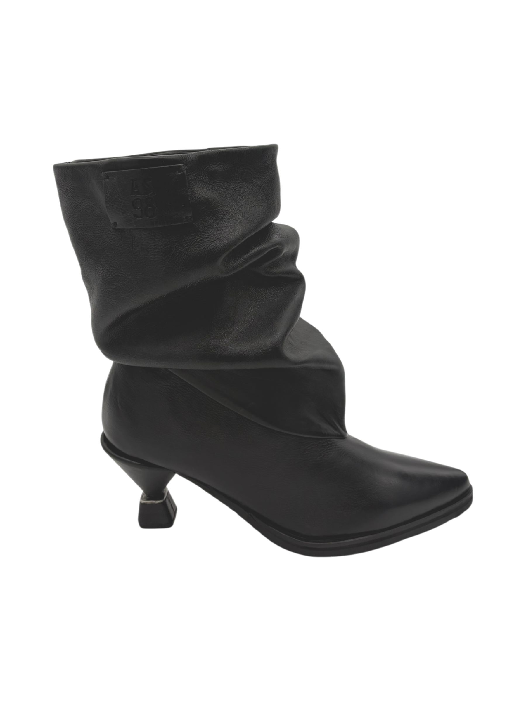 Stivaletto Donna AS98 C47201 in Pelle Nero | Made in Italy