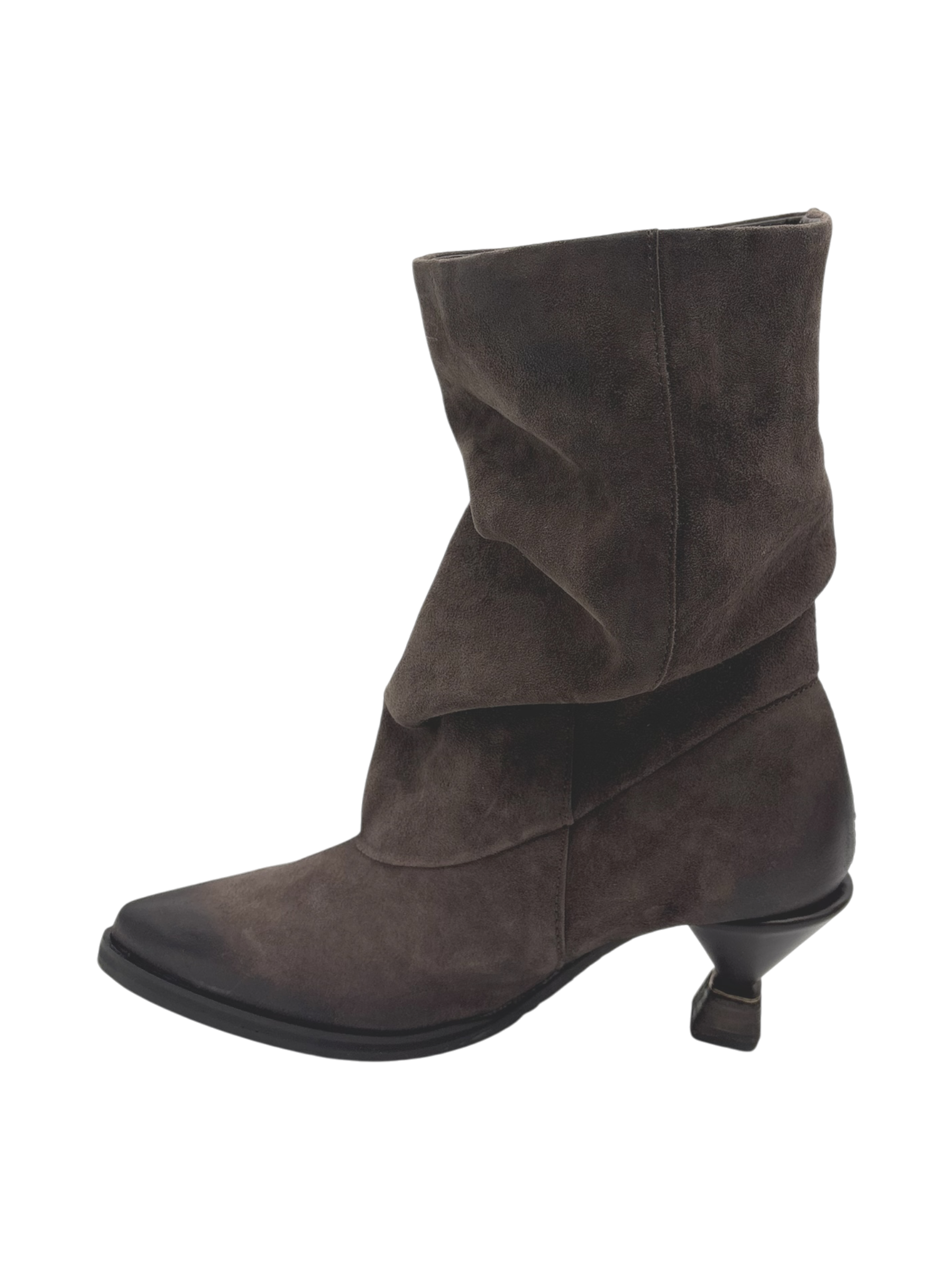 Stivaletto Donna AS98 C47201 in Pelle Ebano | Made in Italy