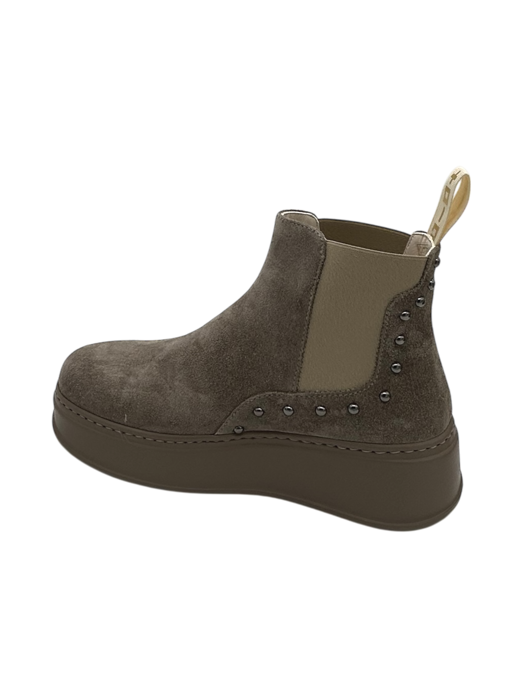 Stivaletto camoscio donna GIO+ Combi Tortora - PIADA 10 -