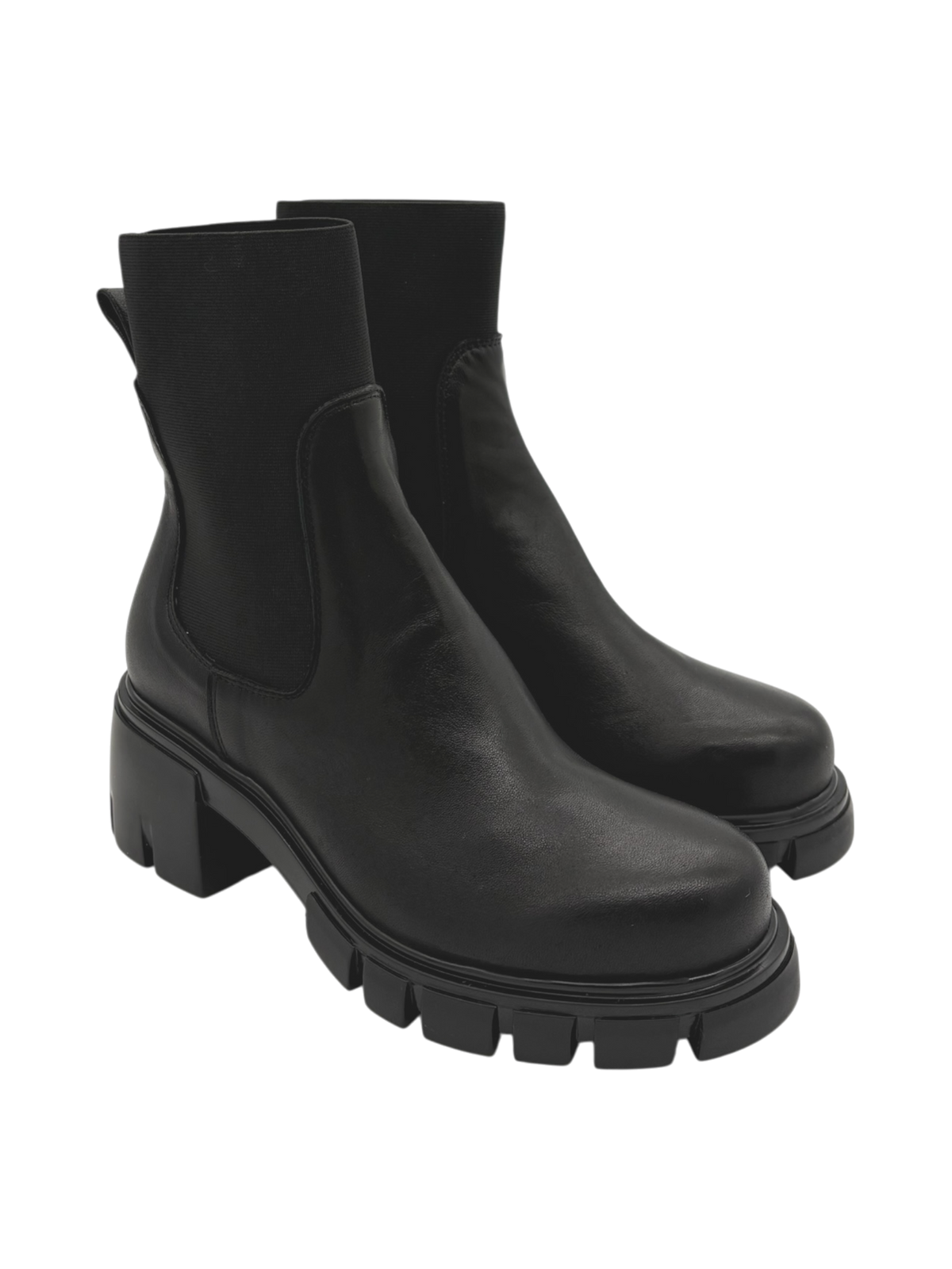 Stivaletto donna in pelle nera Fru.it 1001