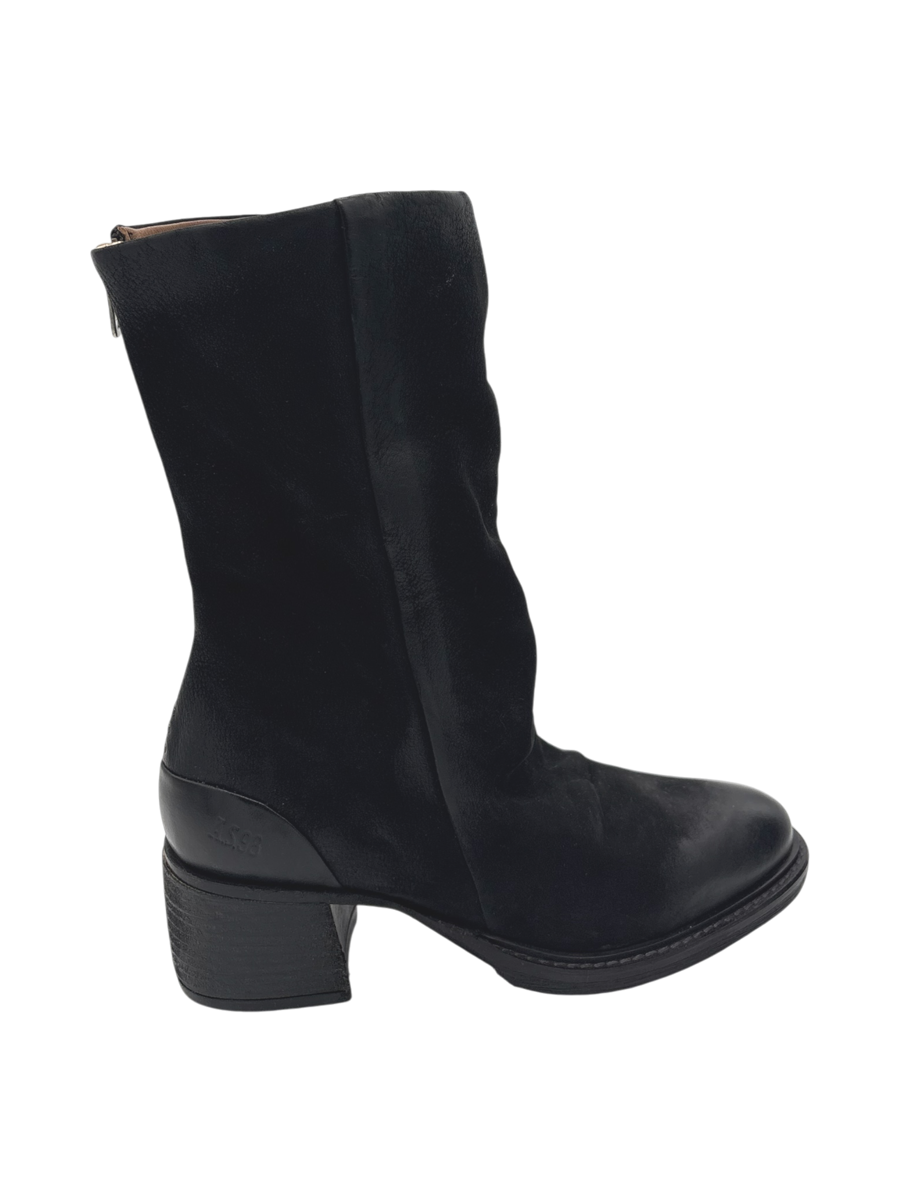 Stivaletto Donna AS98 C45204 in Pelle Nero | Made in Italy