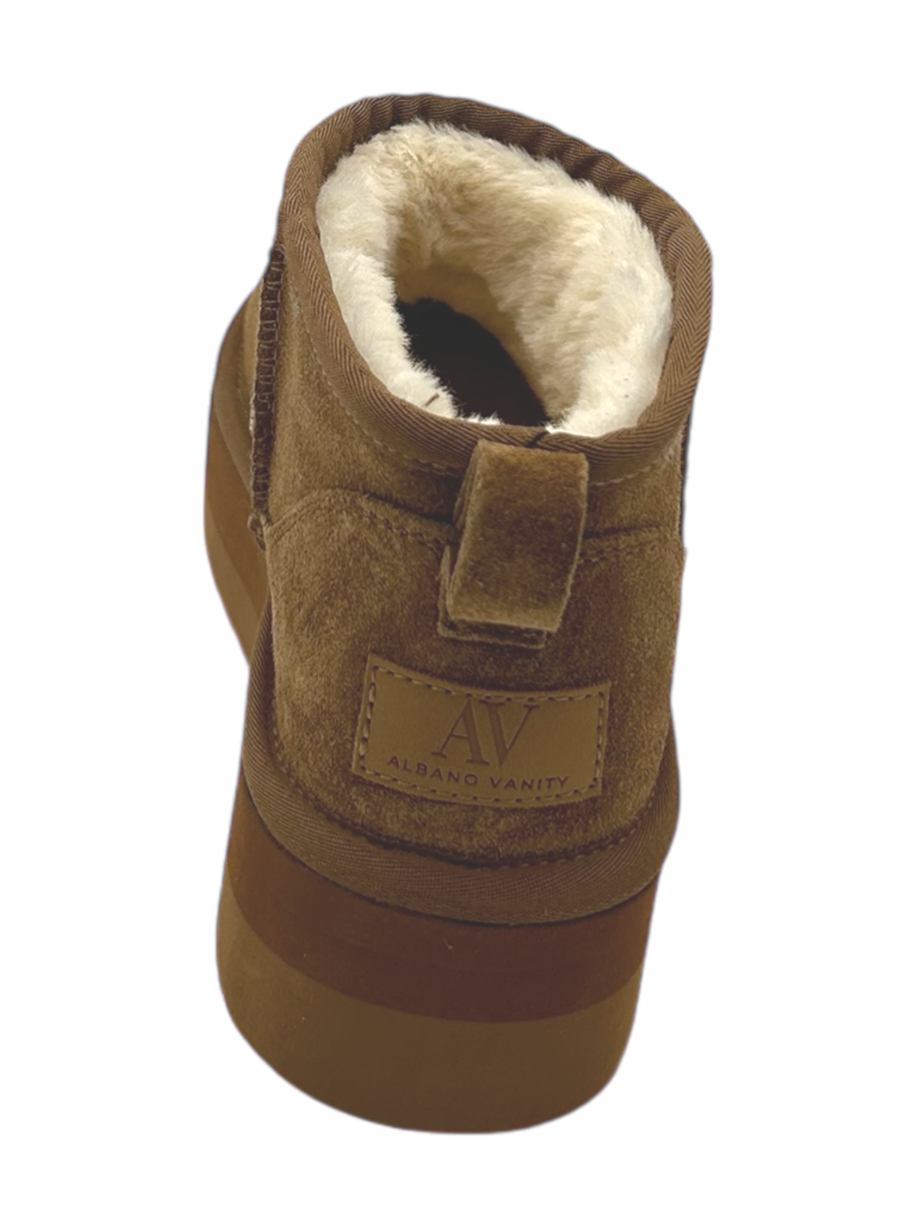 Stivaletto camoscio donna Albano Vanity Cuoio - AV6740 -
