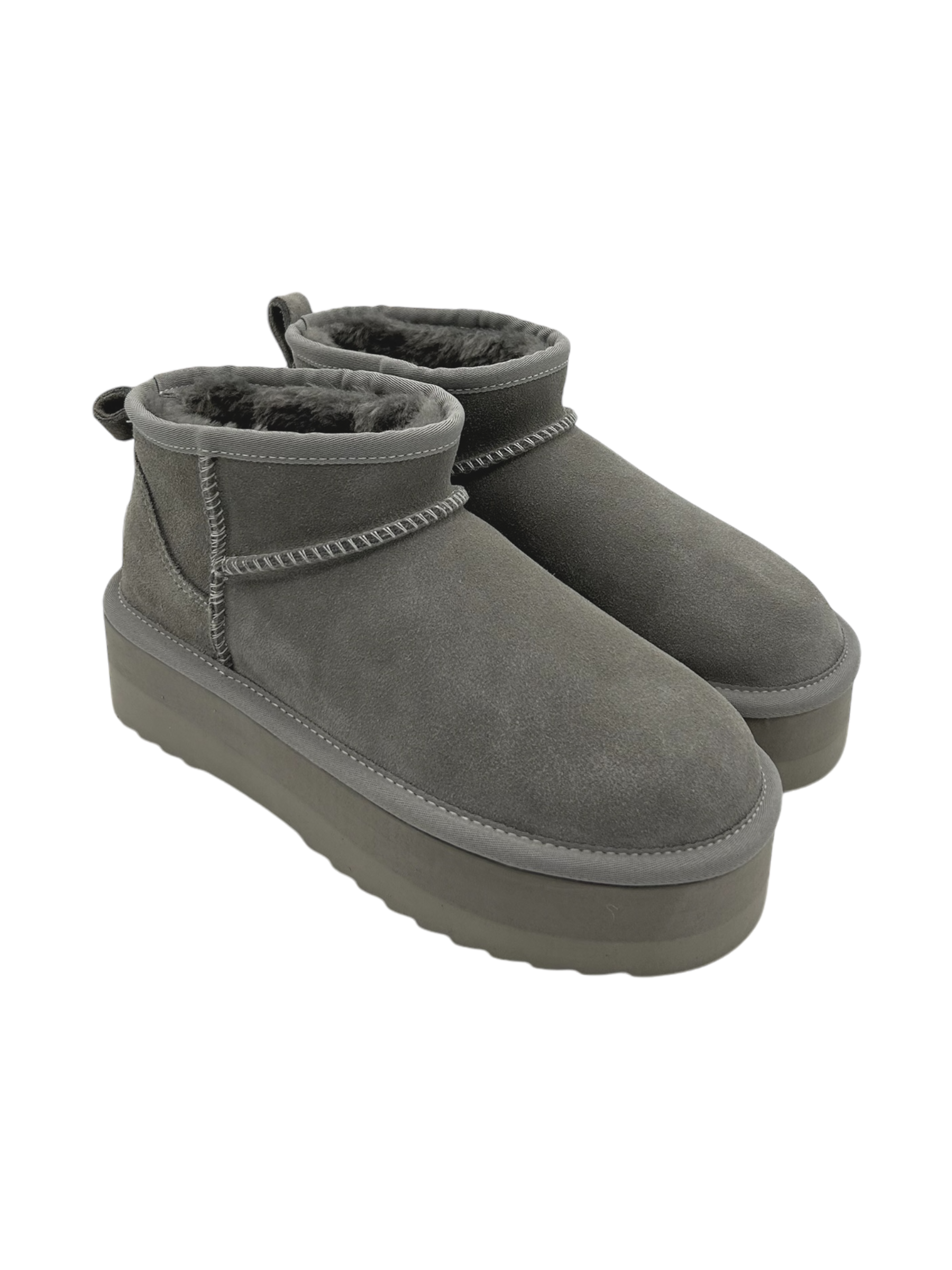 Stivaletto camoscio donna Albano Vanity Grigio - AV6740 -