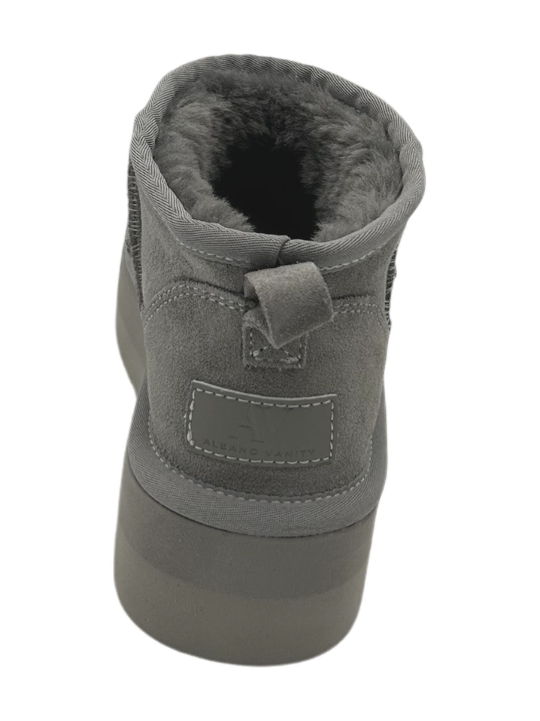 Stivaletto camoscio donna Albano Vanity Grigio - AV6740 -