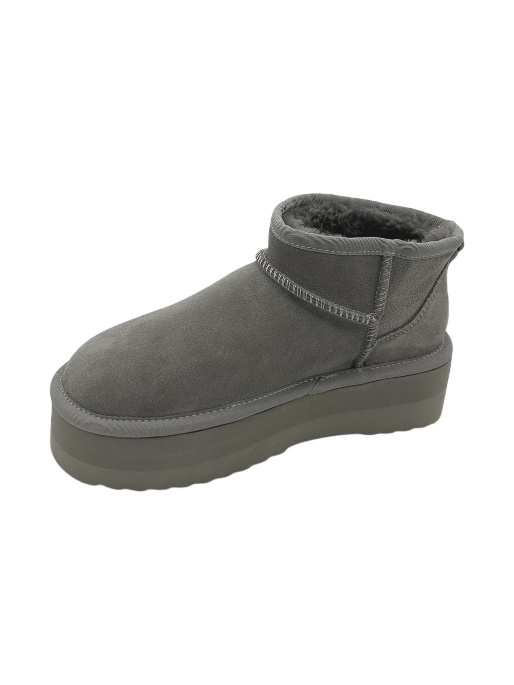 Stivaletto camoscio donna Albano Vanity Grigio - AV6740 -