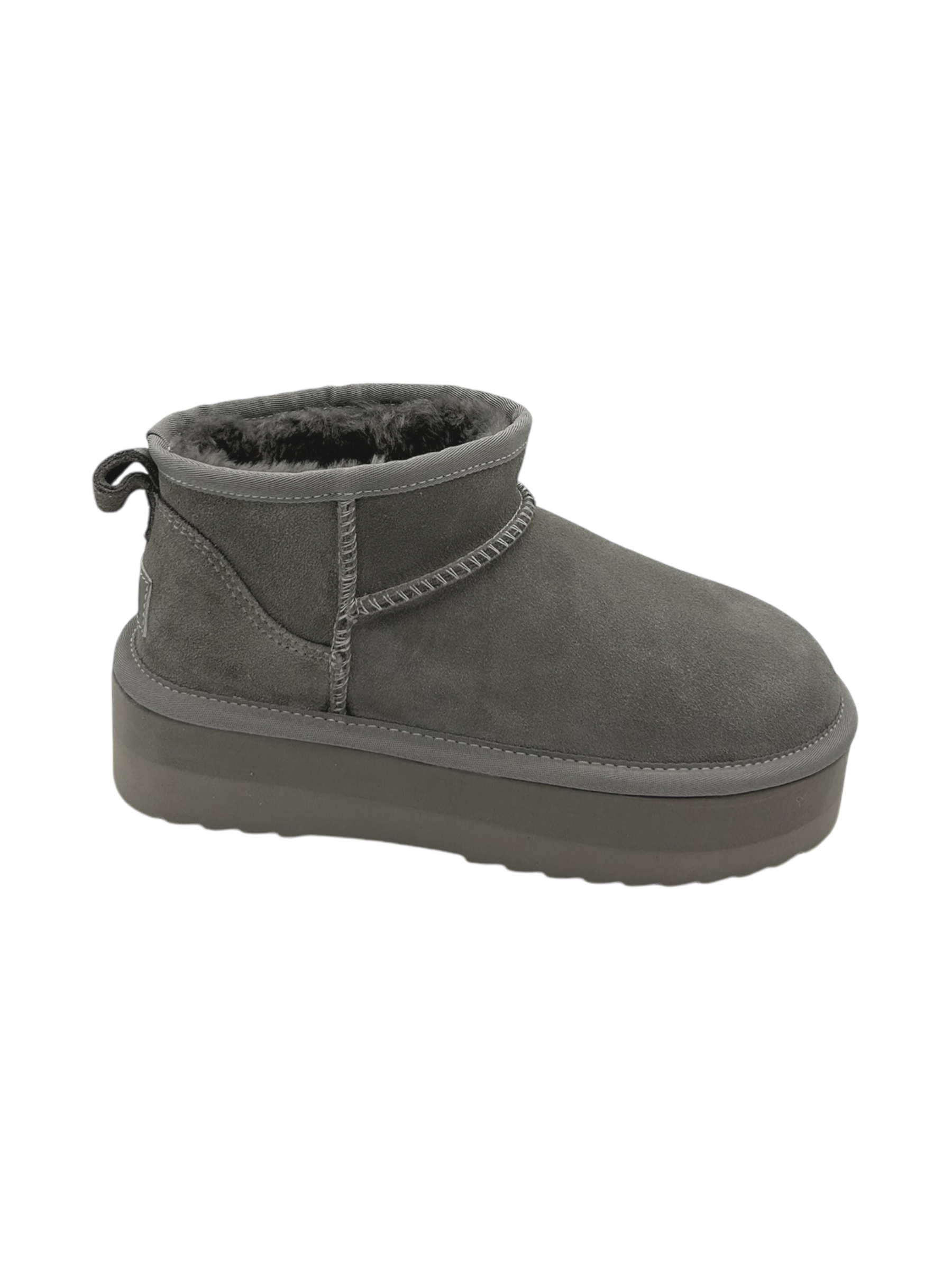 Stivaletto camoscio donna Albano Vanity Grigio - AV6740 -