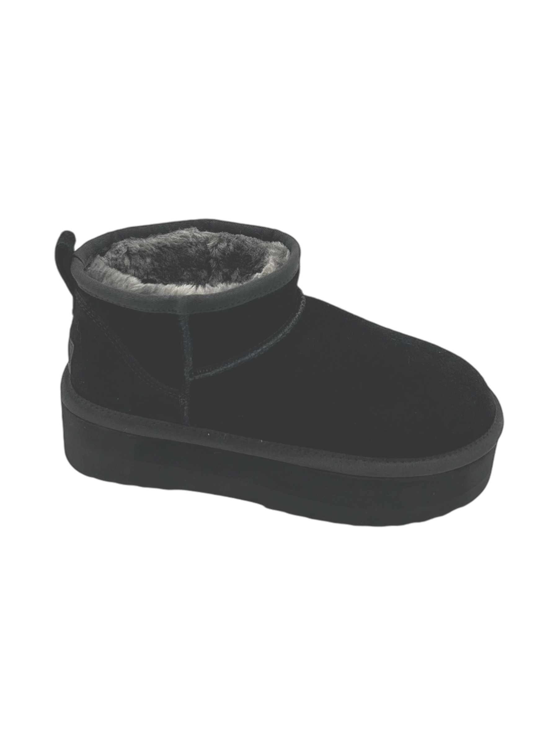 Stivaletto camoscio donna Albano Vanity Nero - AV6740 -