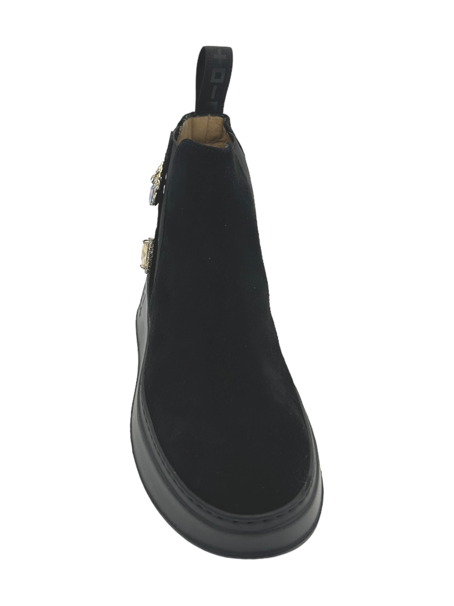 Stivaletto camoscio donna GIO+ Combi Black - PIADA 04F -