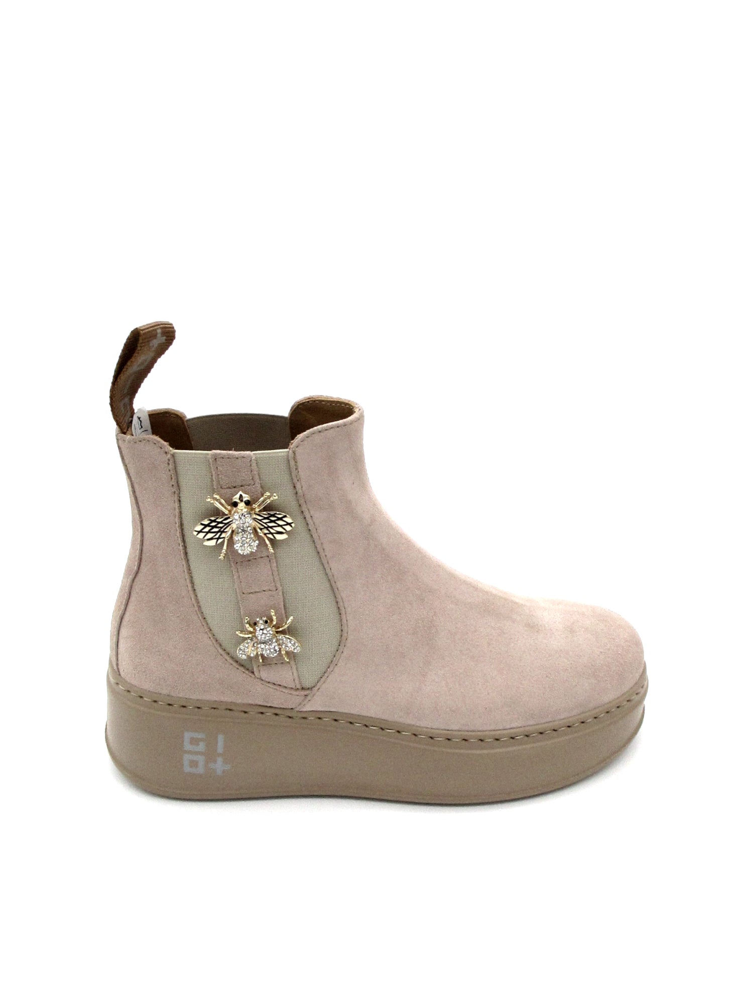 Stivaletto camoscio donna GIO+ Combi Sahara - PIADA04B -