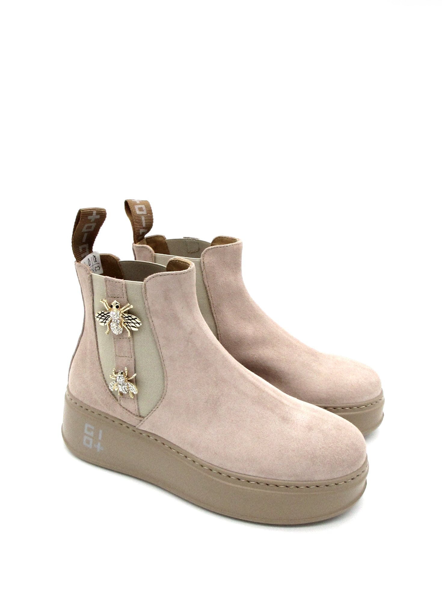 Stivaletto camoscio donna GIO+ Combi Sahara - PIADA04B -