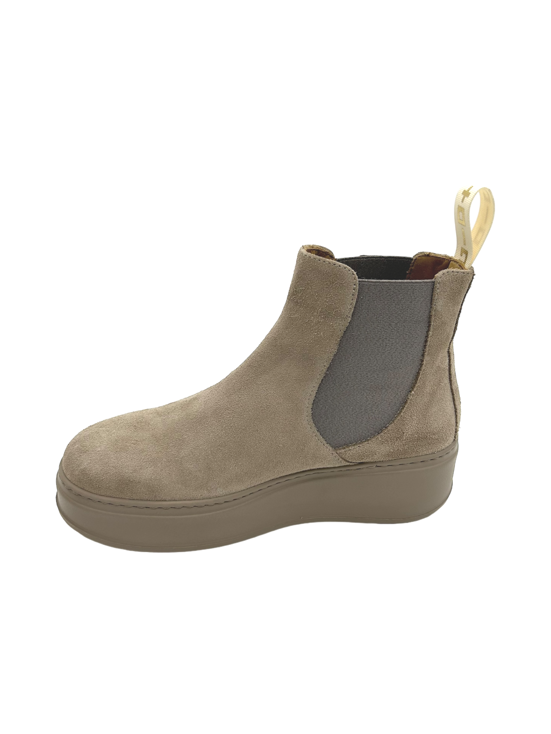 Stivaletto camoscio donna GIO+ Combi Tortora - PIADA 04G -
