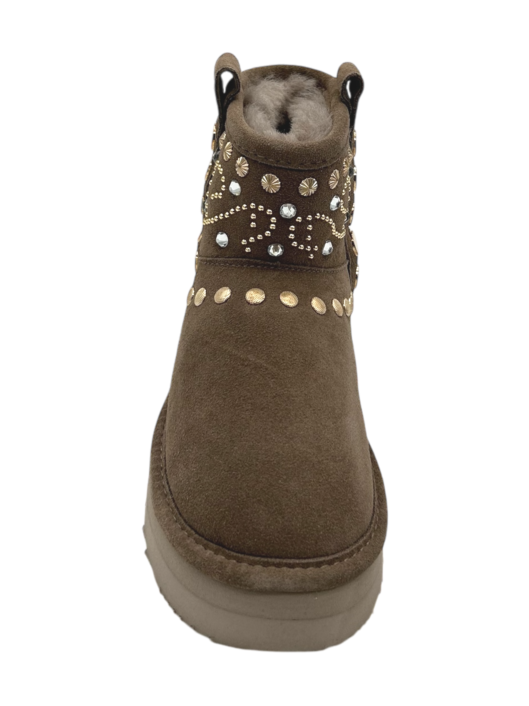 Stivaletto donna GIO+ Montone Taupe - Gioplus -