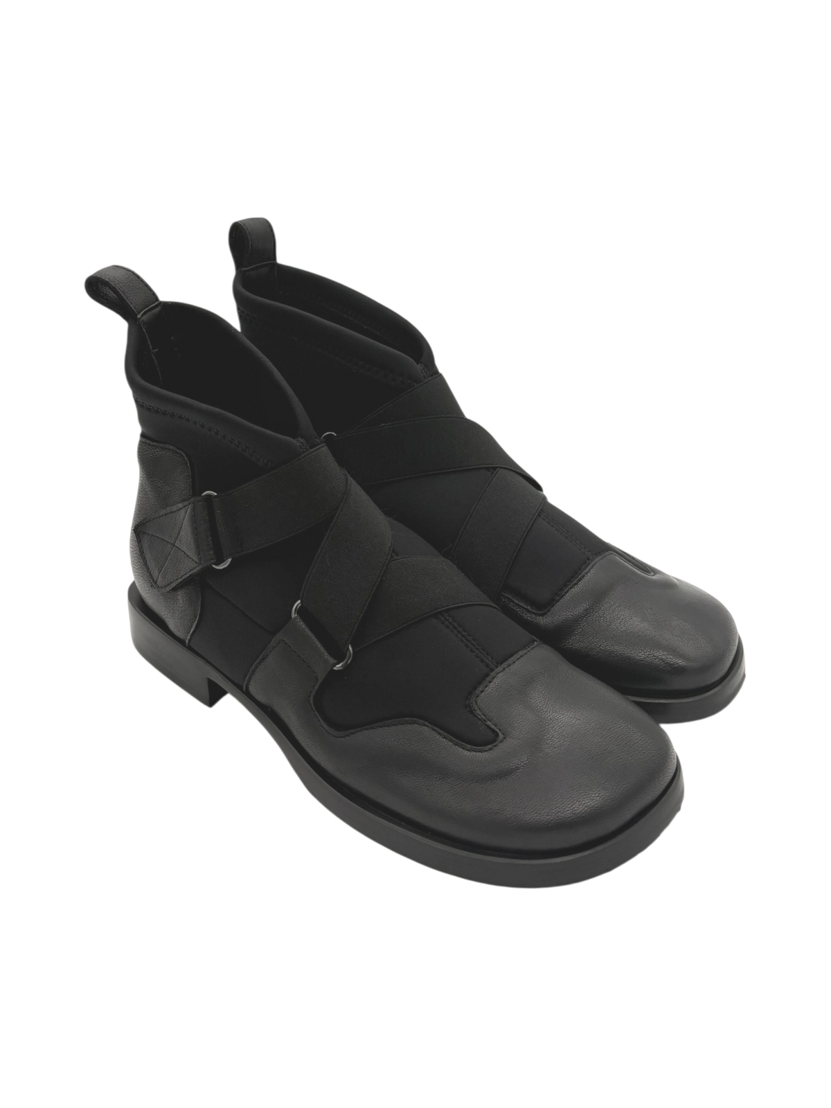 Stivaletto donna Malloni 25131 in pelle nera