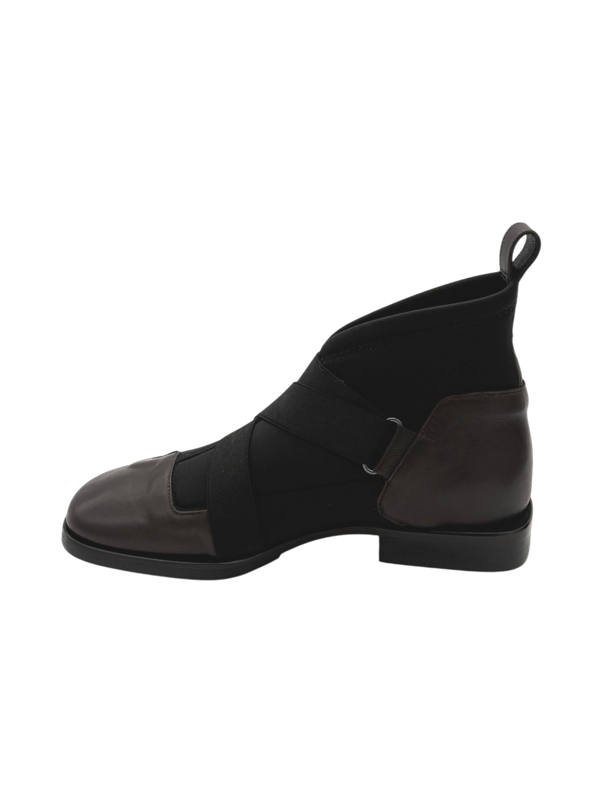 Stivaletto donna Malloni 25131 in pelle caffè