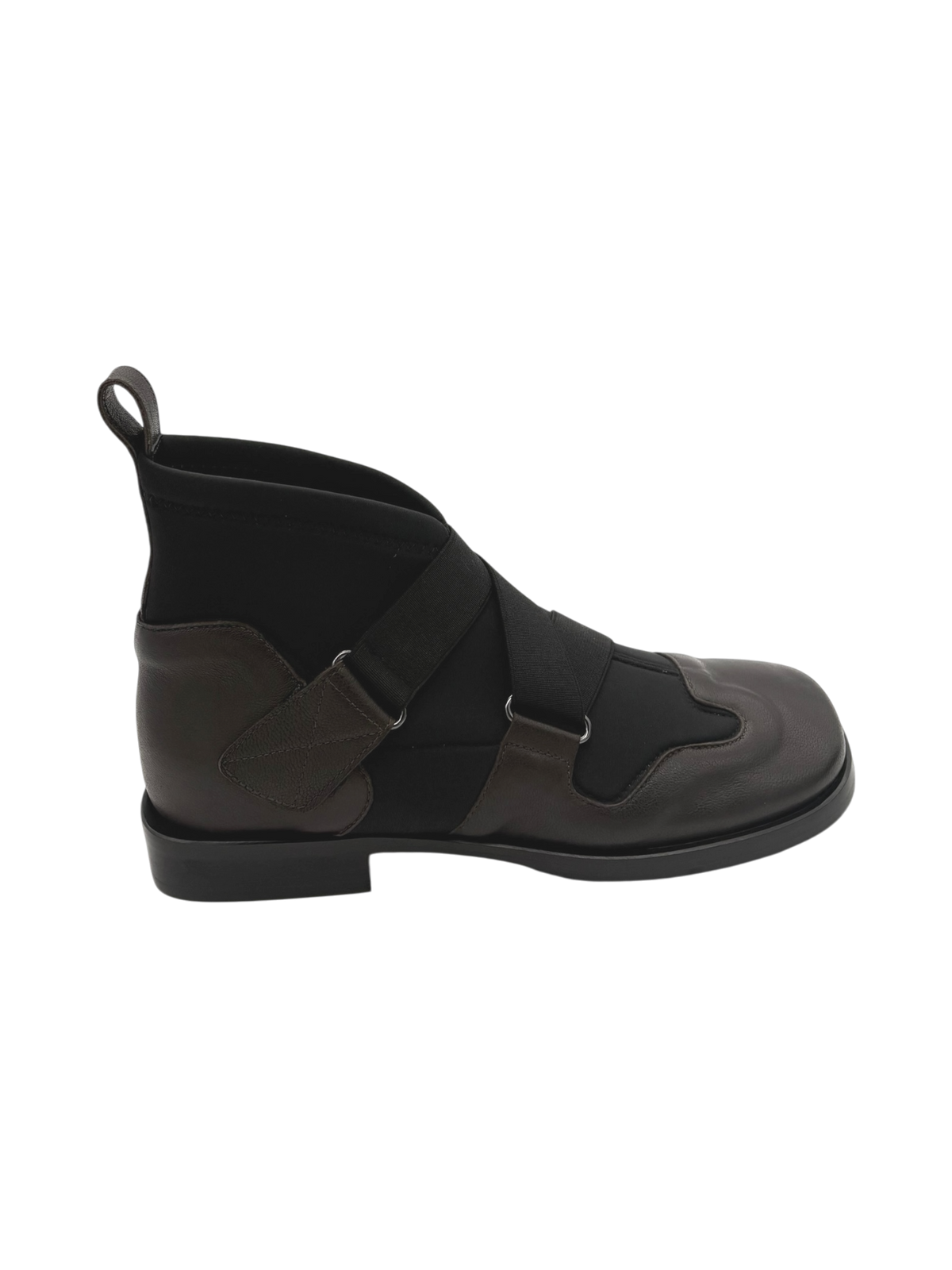 Stivaletto donna Malloni 25131 in pelle caffè