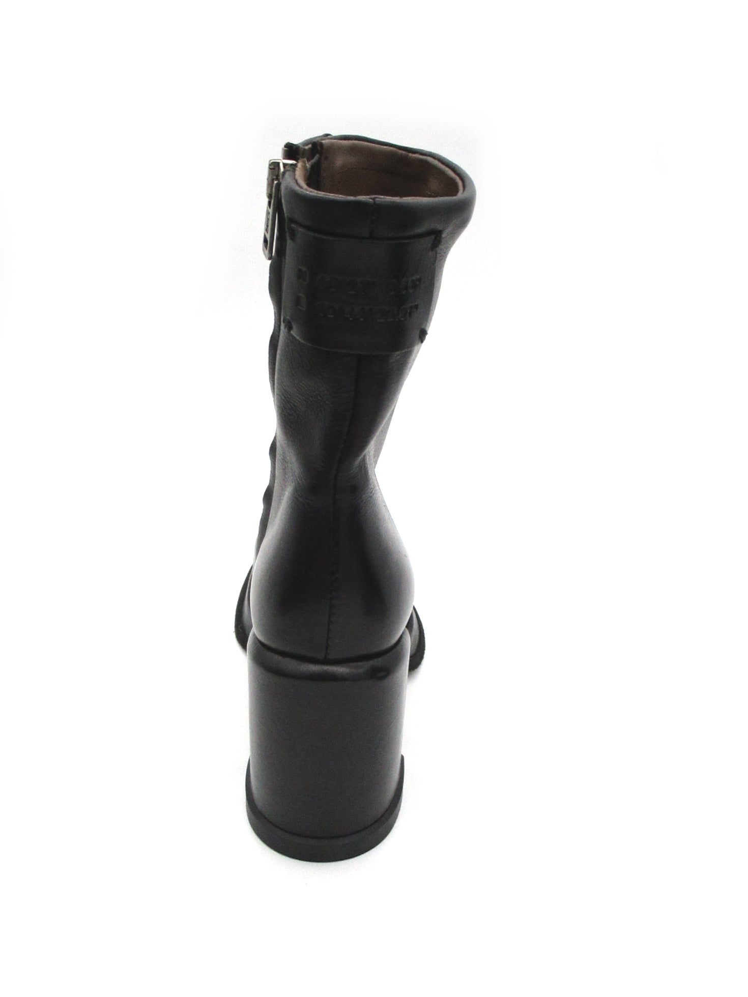 Stivaletto in pelle donna Nero AS98 - B54202 -