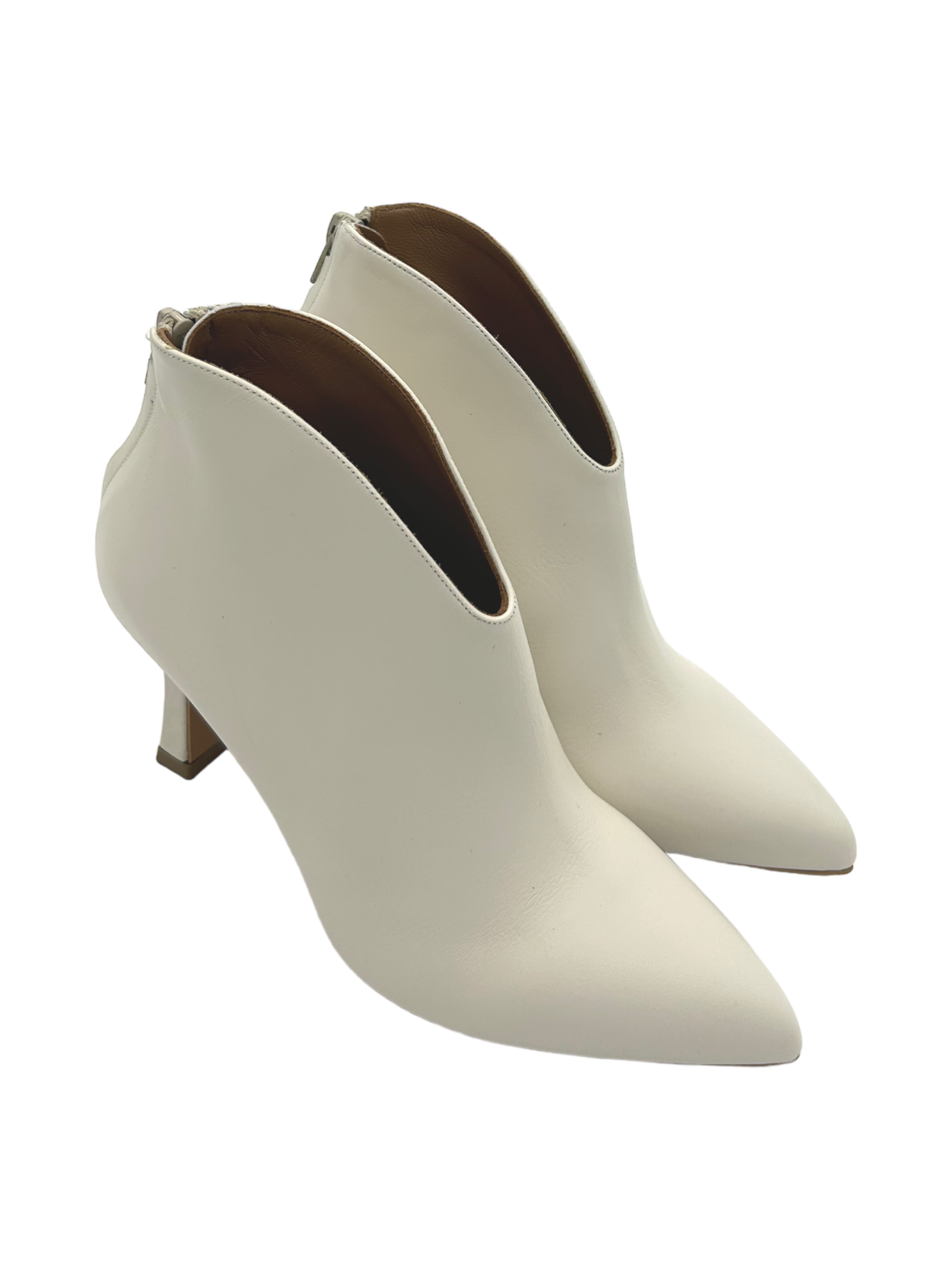 Stivaletto pelle donna ALBANO Ghiaccio - 2527 -