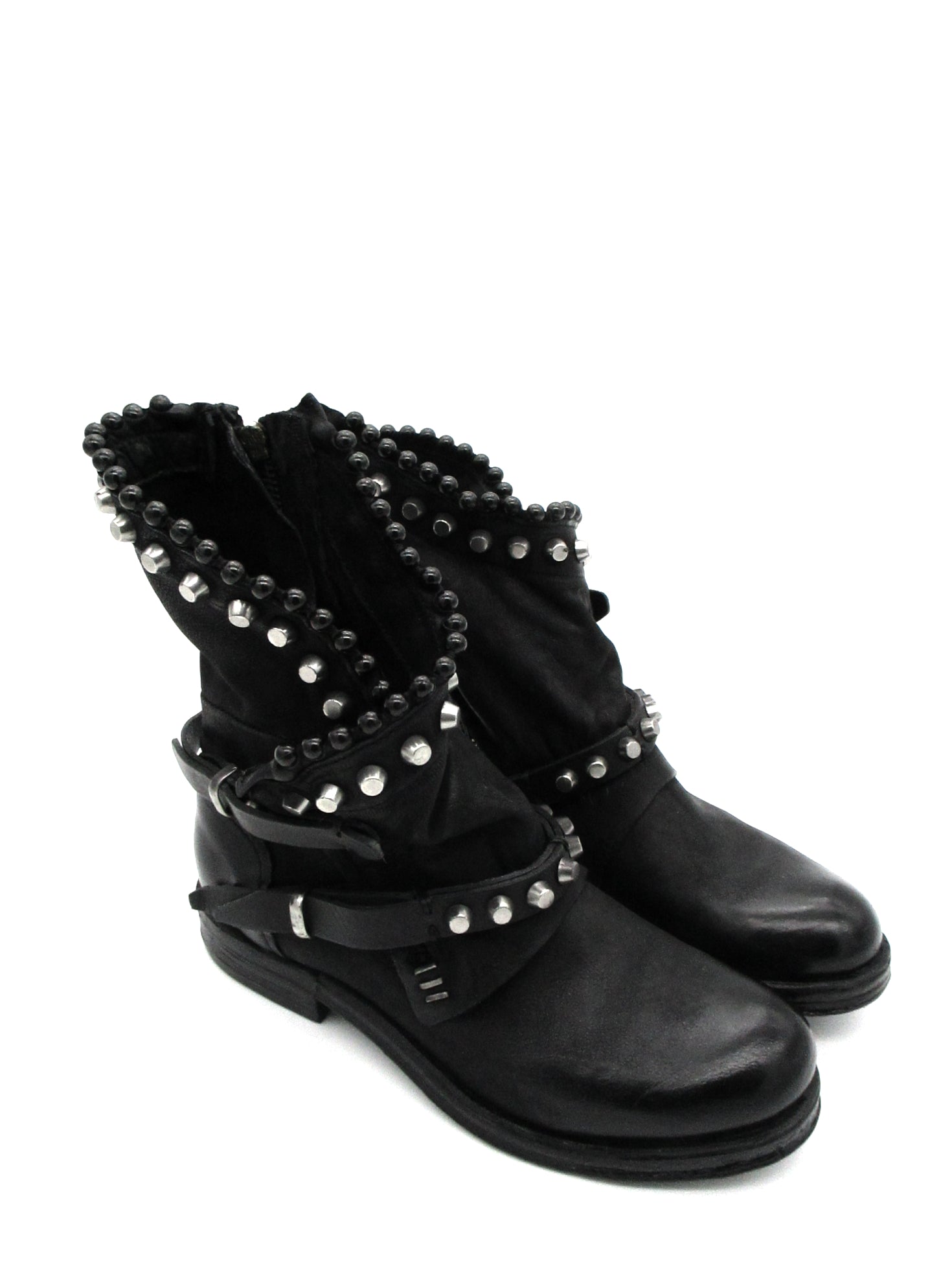 Stivaletto pelle donna AS98 Black - 207239 -