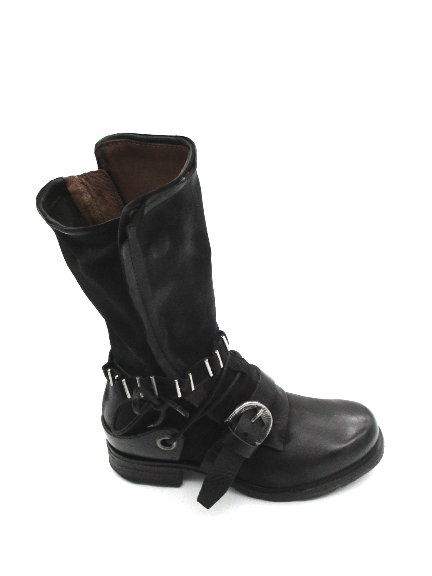 Stivaletto pelle donna AS98 Black - 259391 -