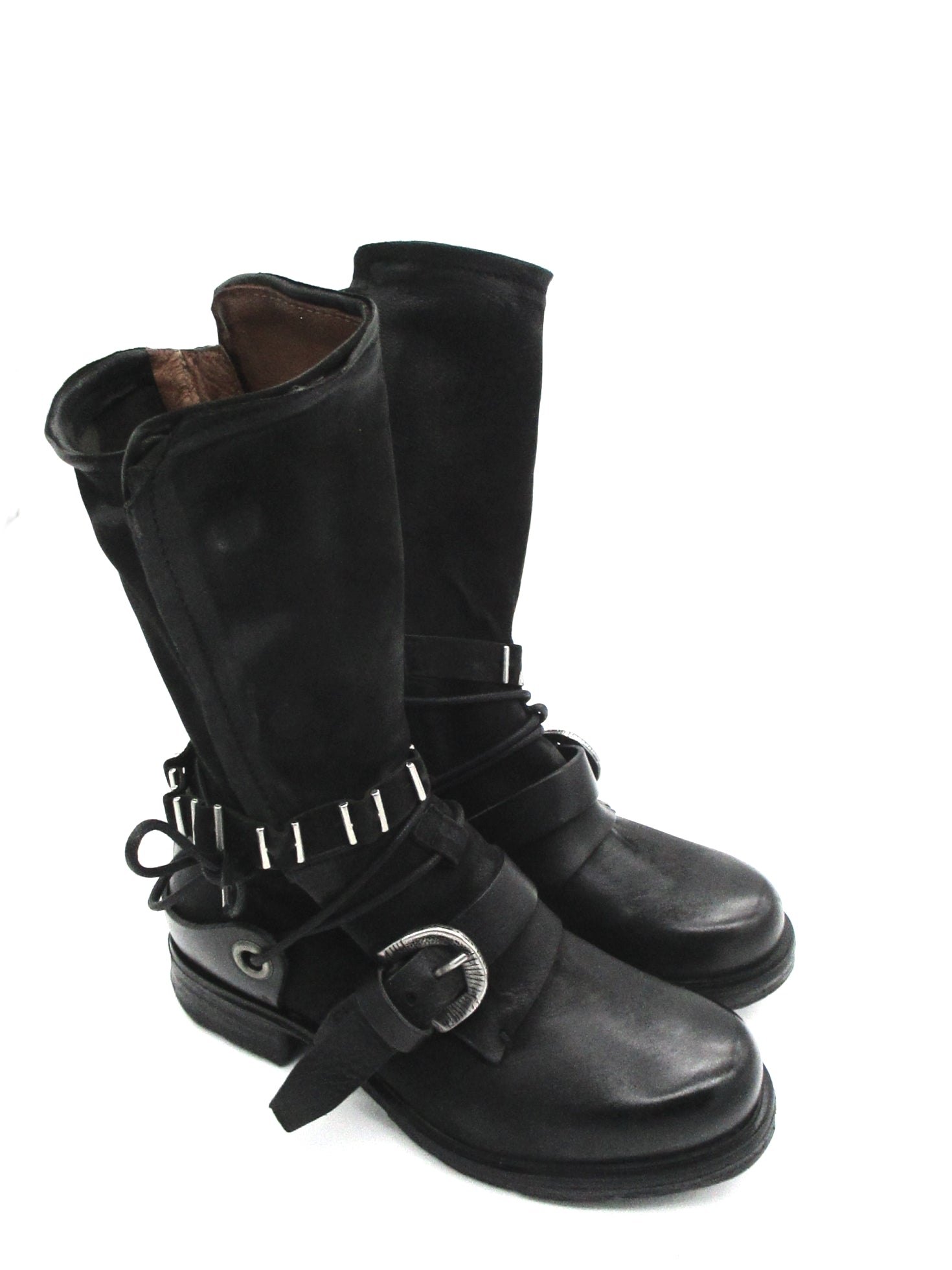 Stivaletto pelle donna AS98 Black  - 259391 -