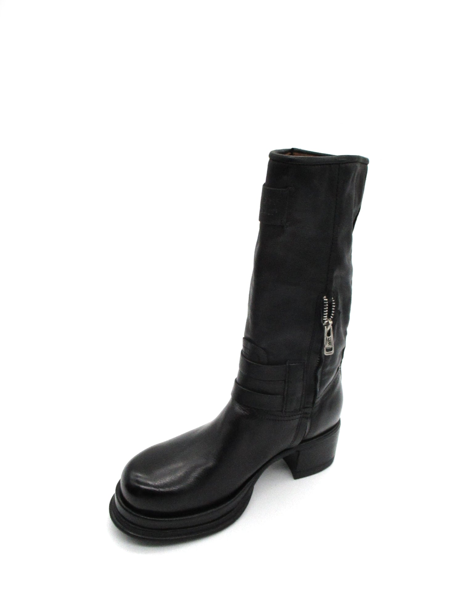 Stivaletto pelle donna AS98 Black  - B52301 -