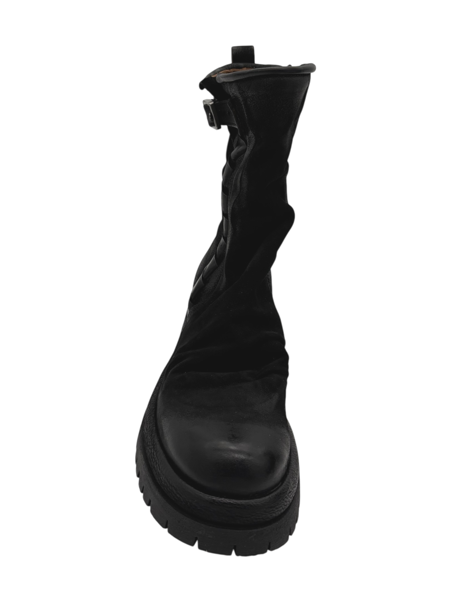 Stivaletto pelle donna AS98 Nero - B51226-