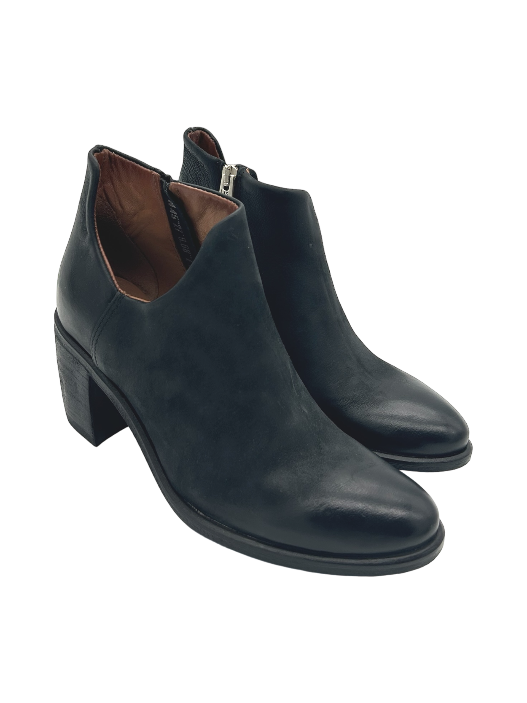 Stivaletto pelle donna AS98 Nero - B82213 -