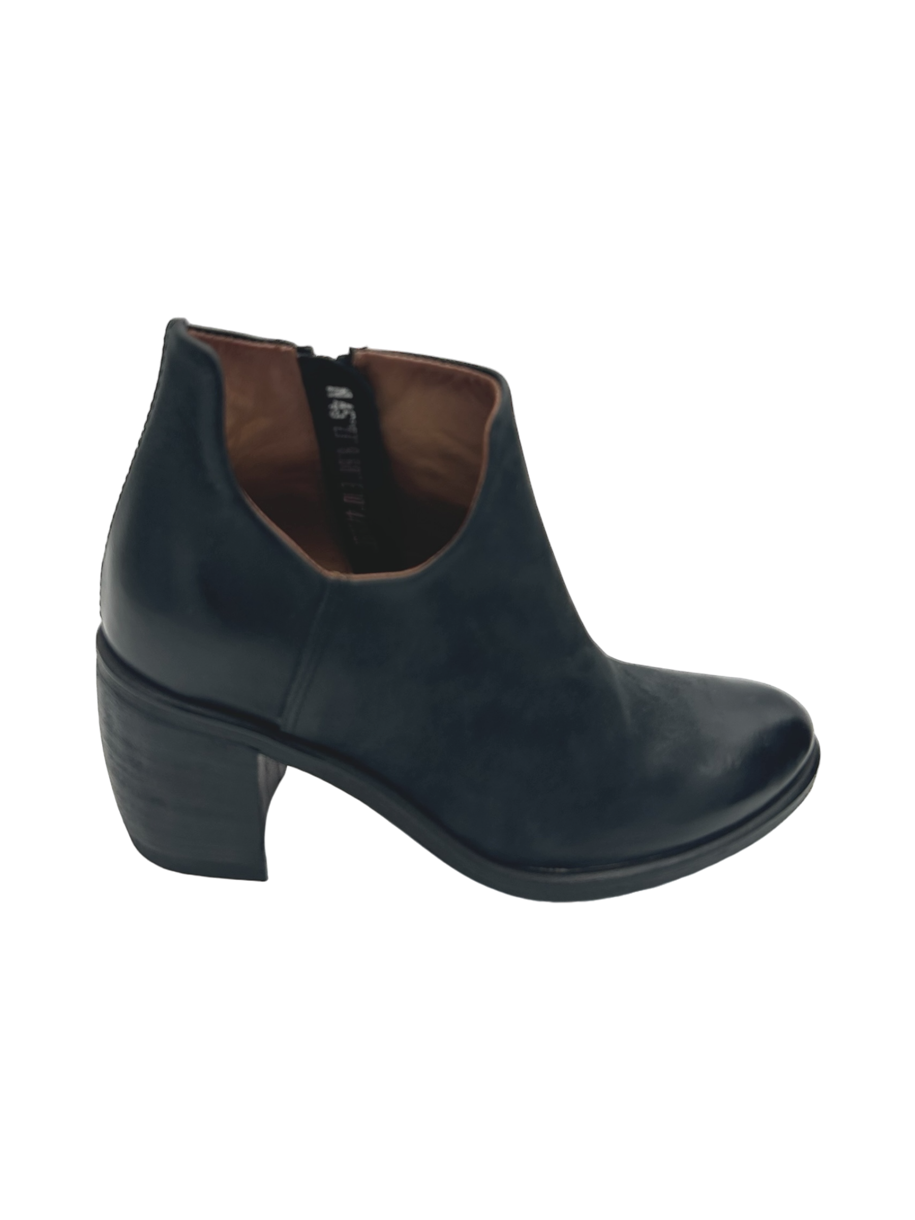 Stivaletto pelle donna AS98 Nero - B82213 -