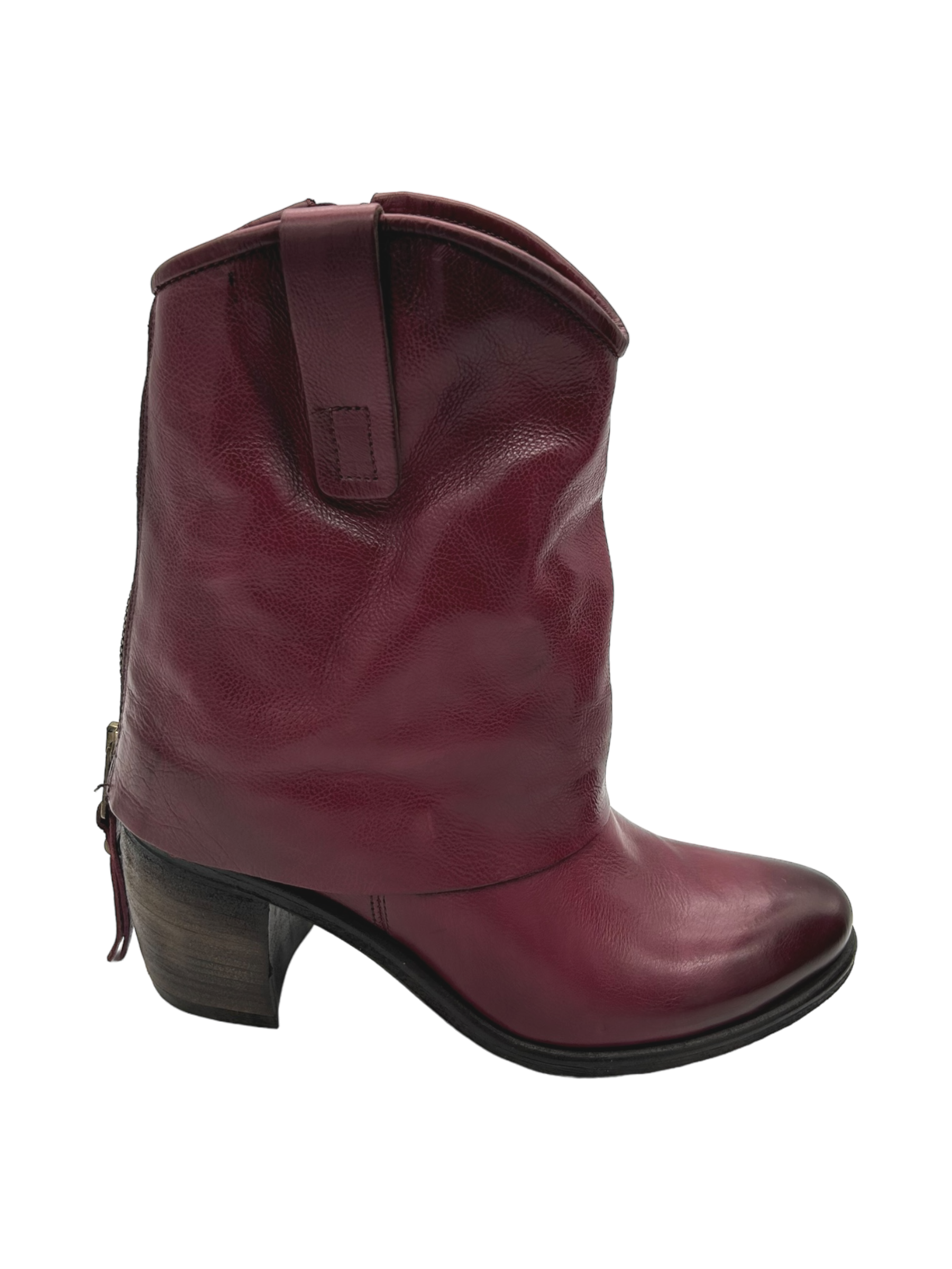 Stivaletto pelle donna AS98 Rubino - B82210 -