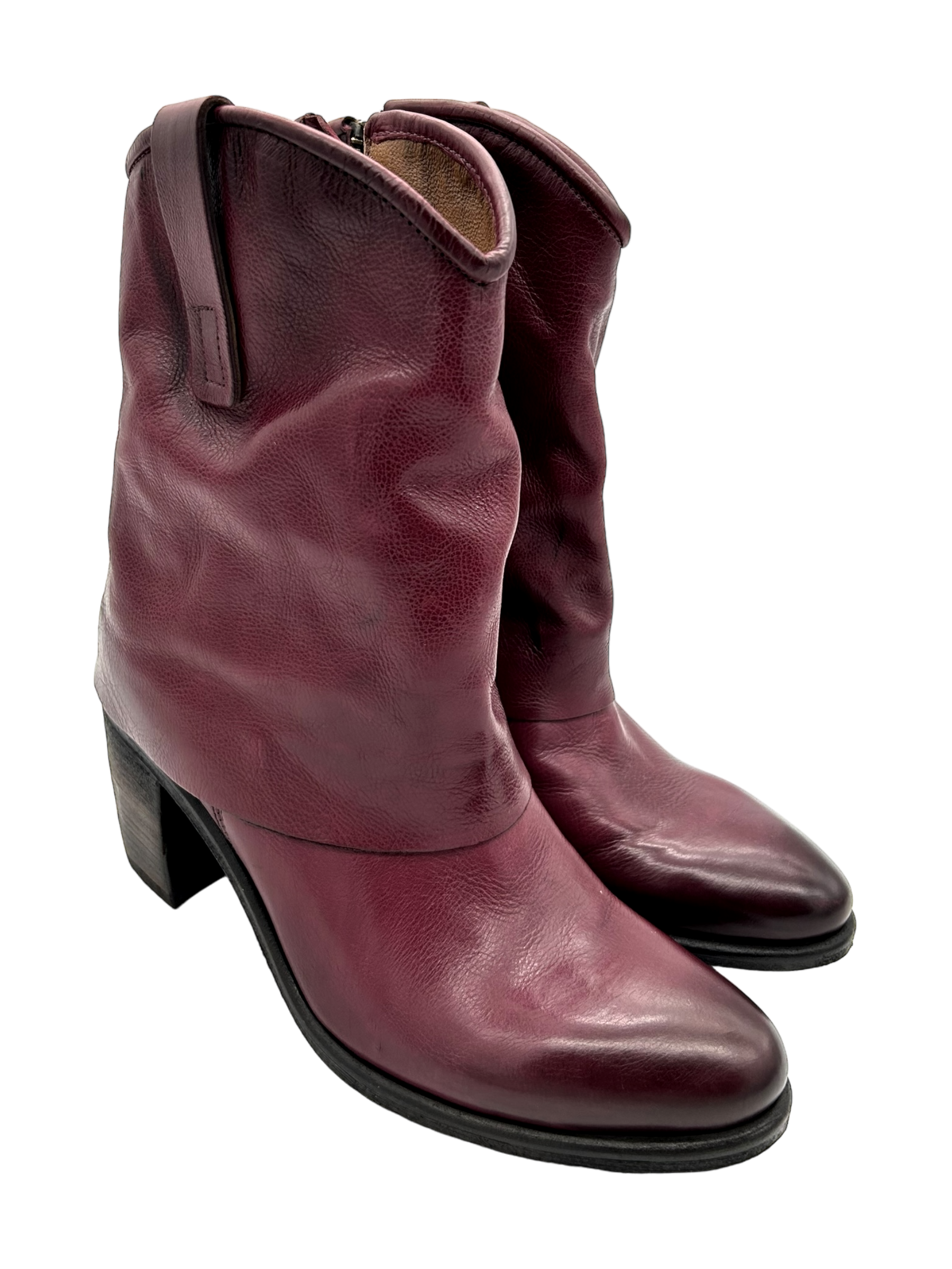 Stivaletto pelle donna AS98 Rubino - B82210 -