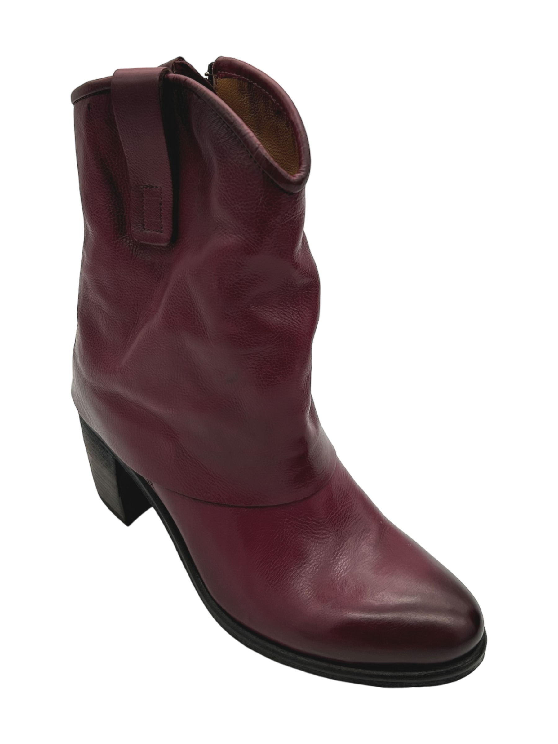 Stivaletto pelle donna AS98 Rubino - B82210 -