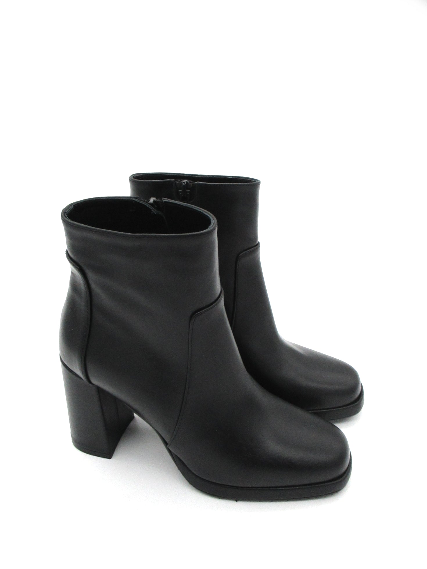 Stivaletto pelle donna Albano Nero - 2531 -