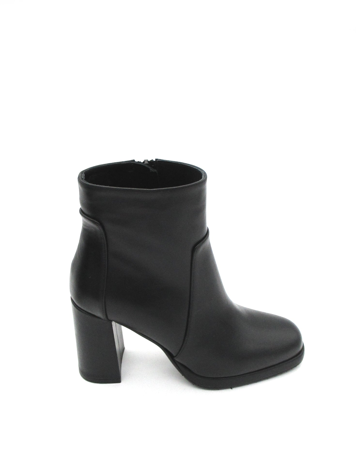 Stivaletto pelle donna Albano Nero - 2531 -