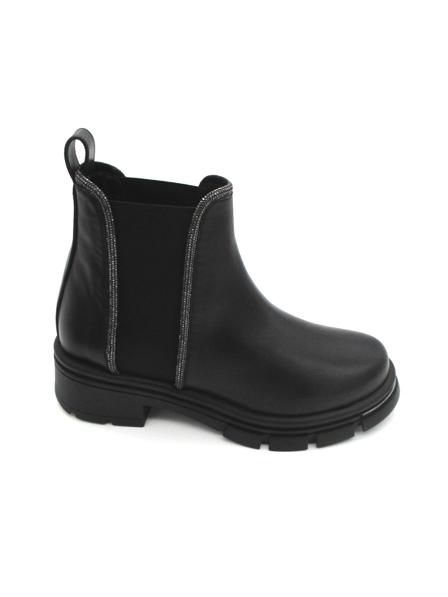Stivaletto pelle donna Albano Nero - 2568 -