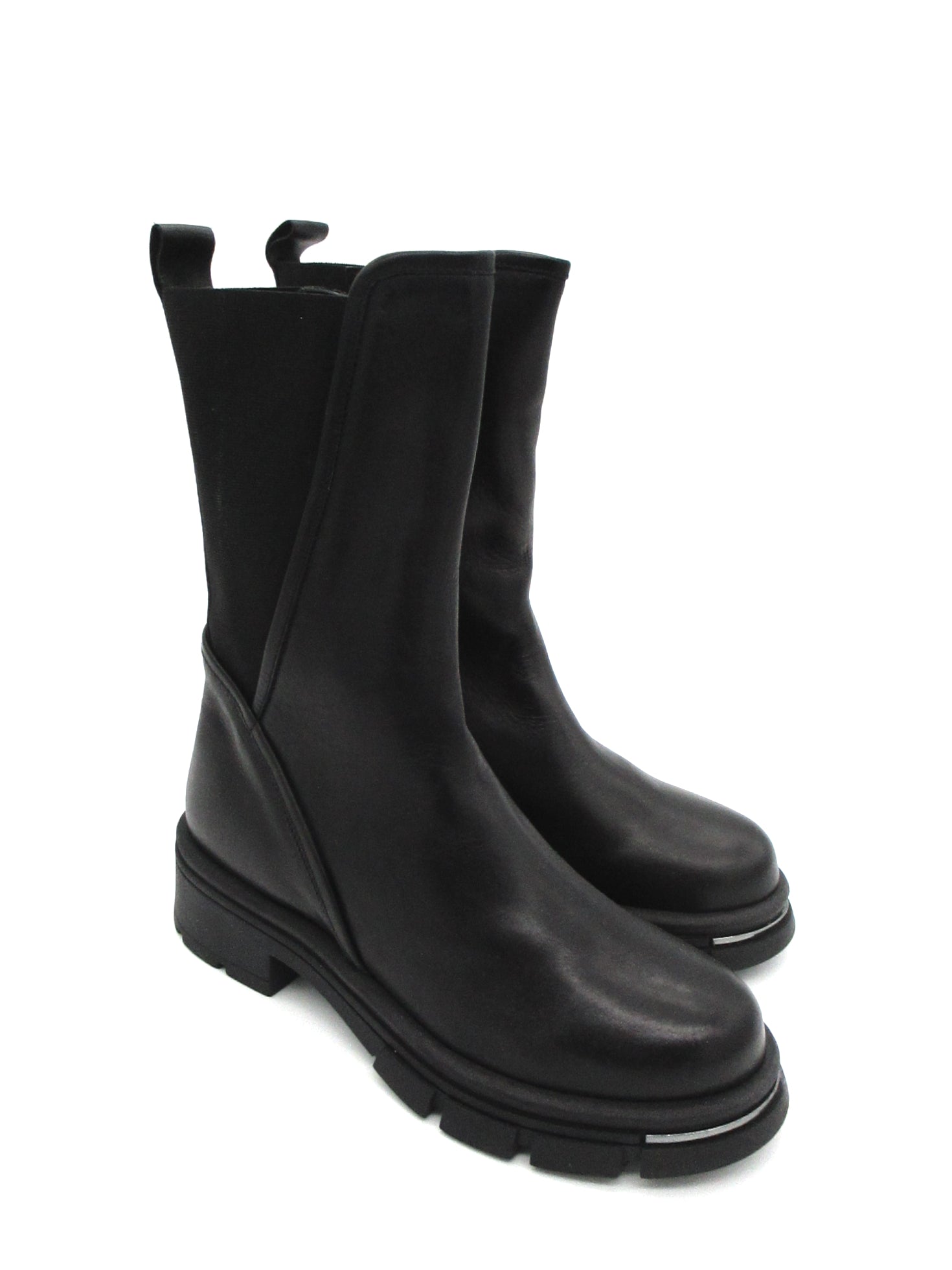 Stivaletto pelle donna Albano Nero - 2573 -