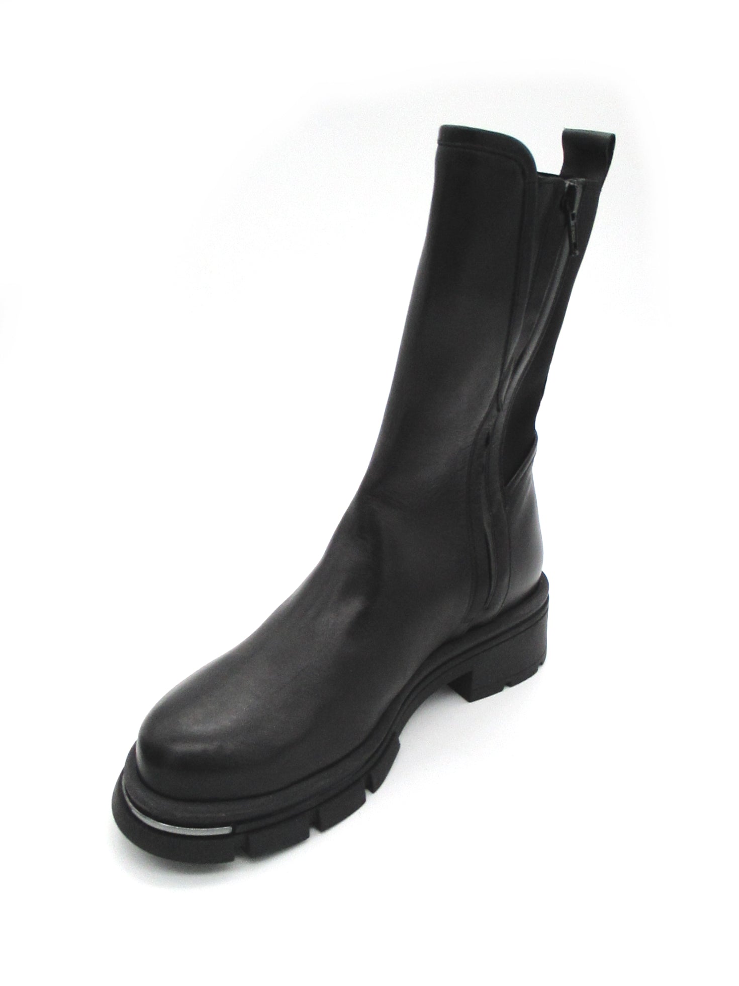 Stivaletto pelle donna Albano Nero - 2573 -