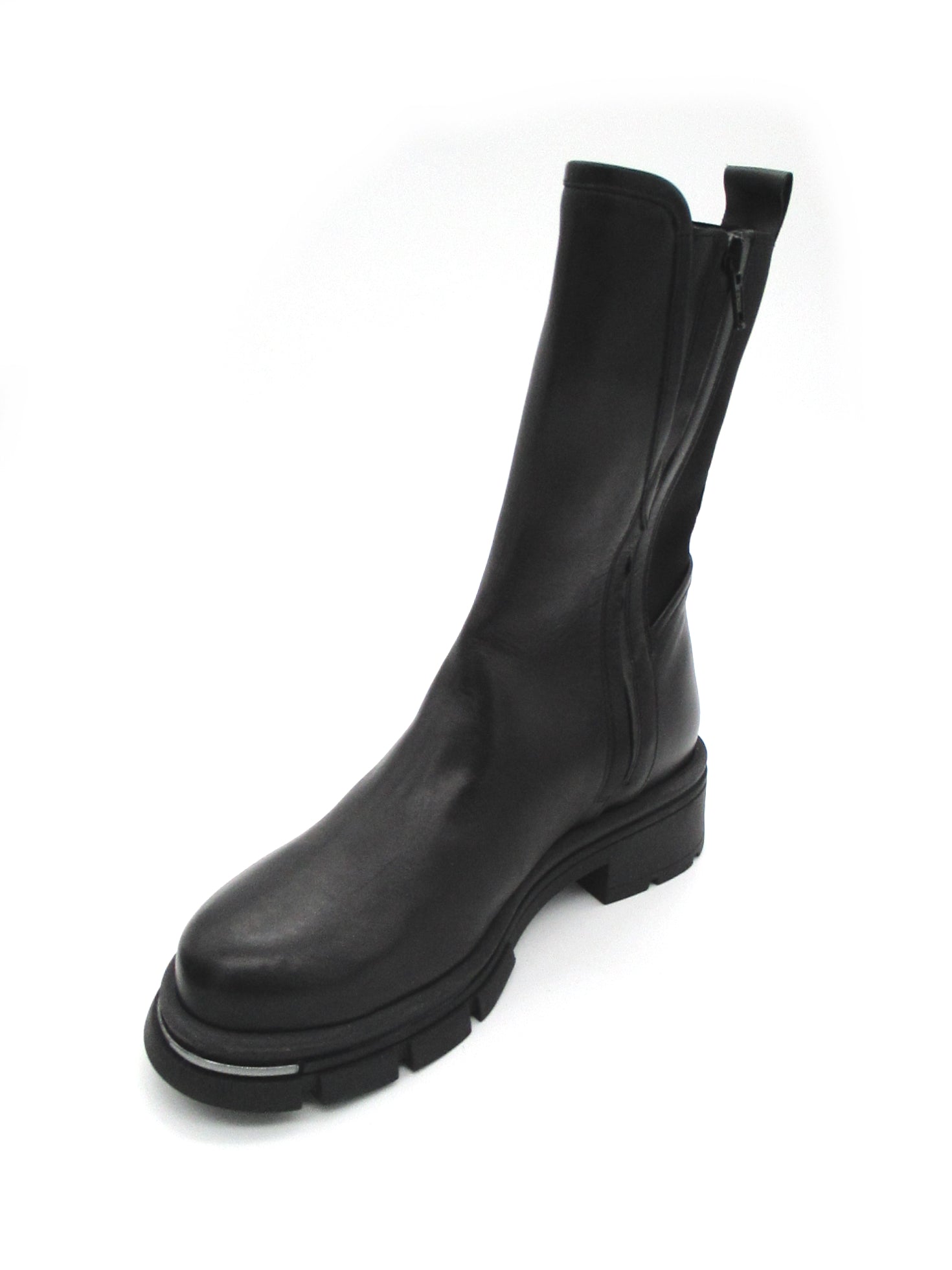 Stivaletto pelle donna Albano Nero  - 2573 -