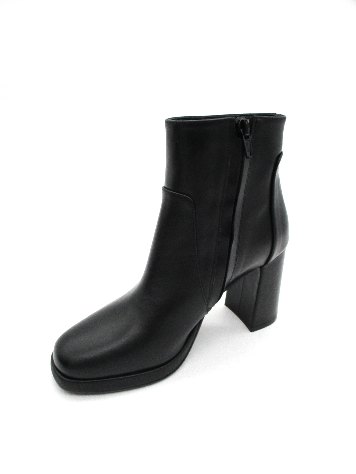 Stivaletto pelle donna Albano Nero - 2531 -