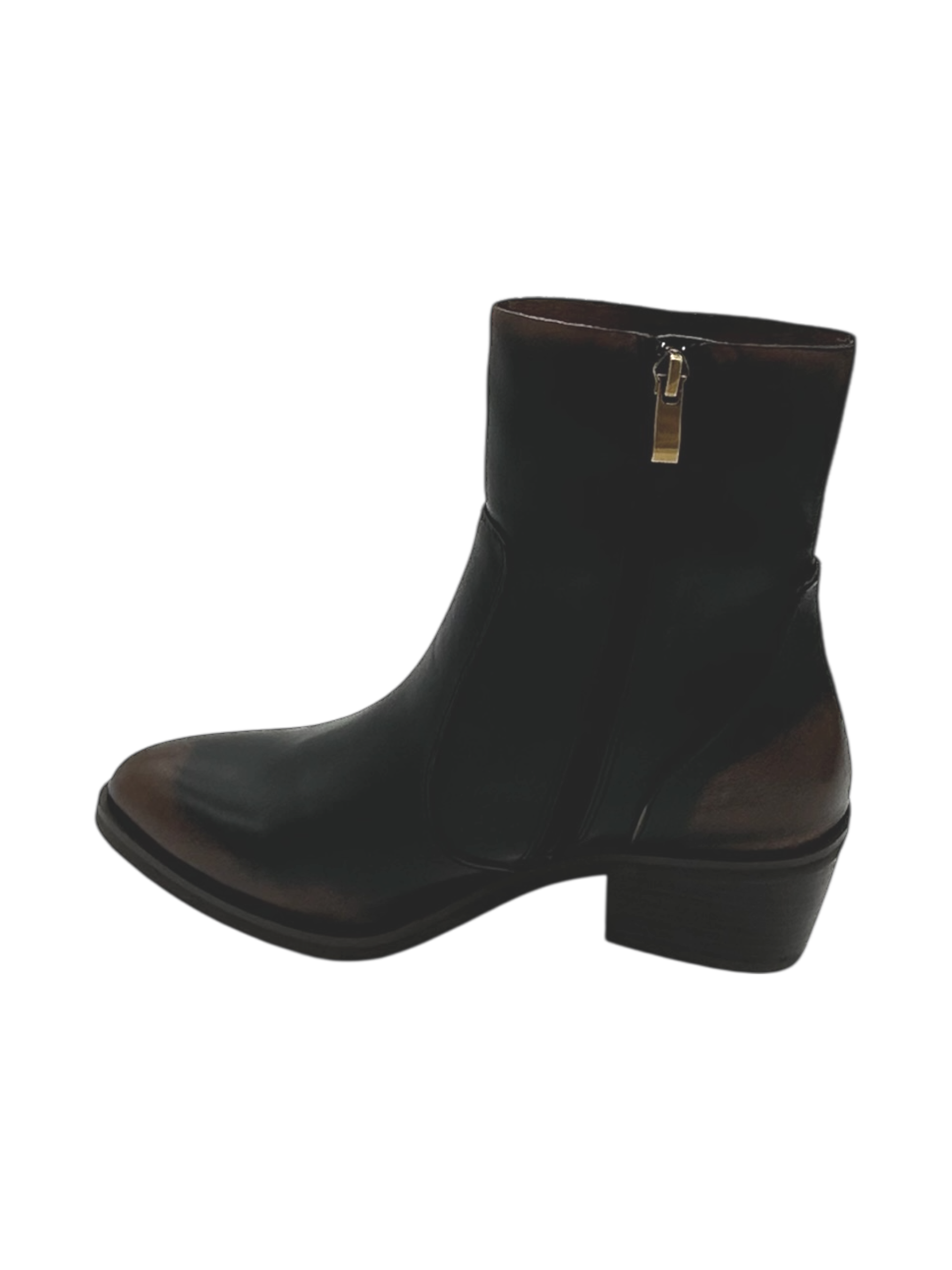 Stivaletto pelle donna BRUNO PREMI Cuoio Nero -BM5603X-
