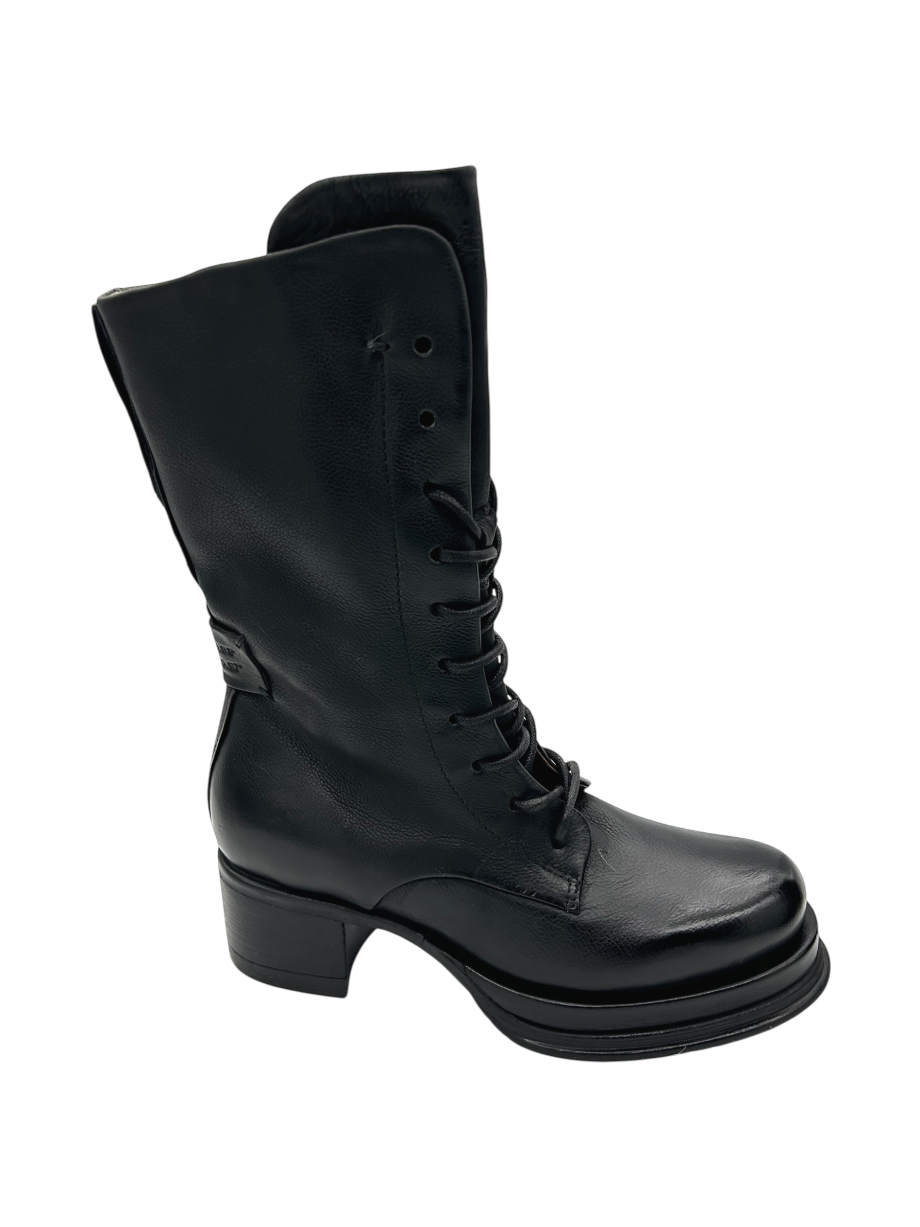 Stivaletto pelle donna Black AS98 - B52202 -