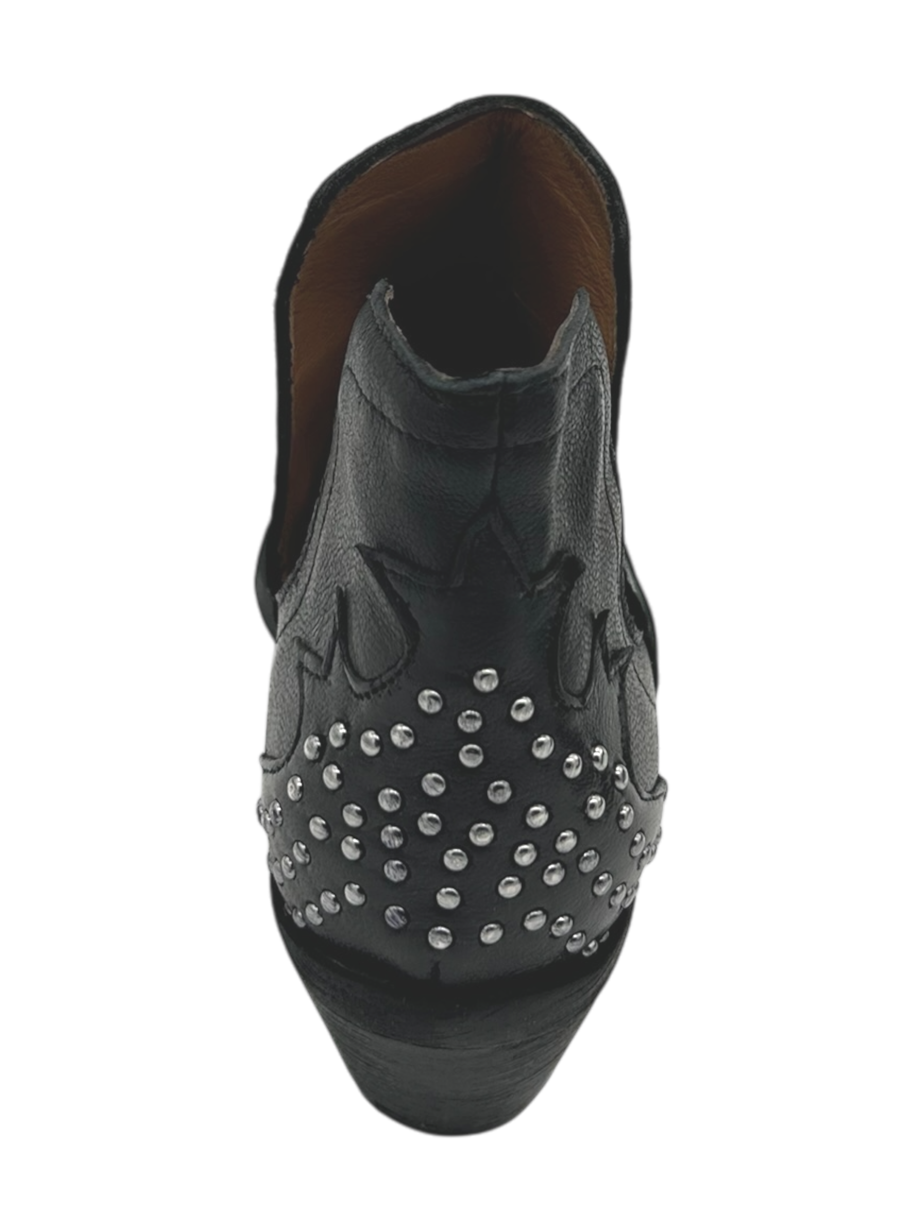 Stivaletto pelle texano Zoe Nero - Dakota 04 -