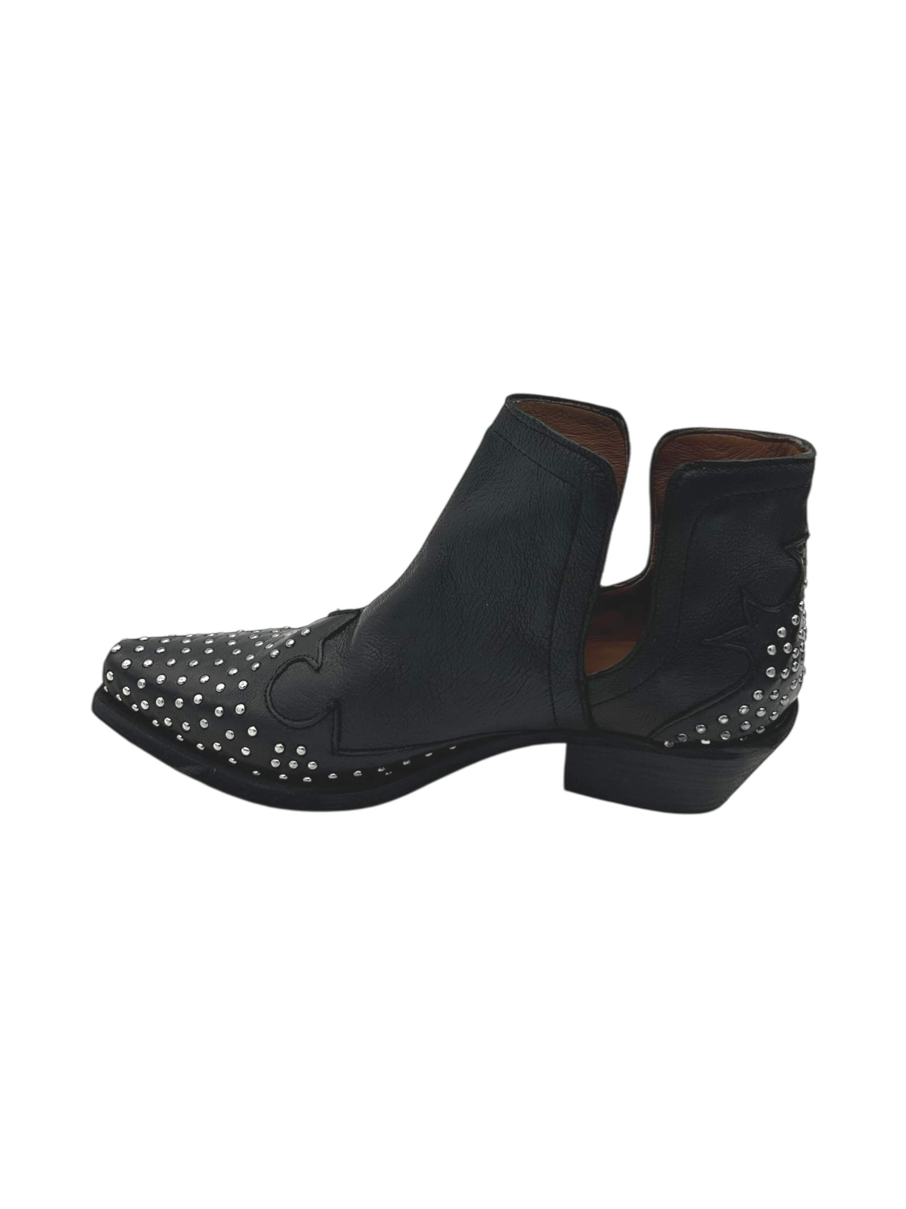 Stivaletto pelle texano Zoe Nero - Dakota 04 -