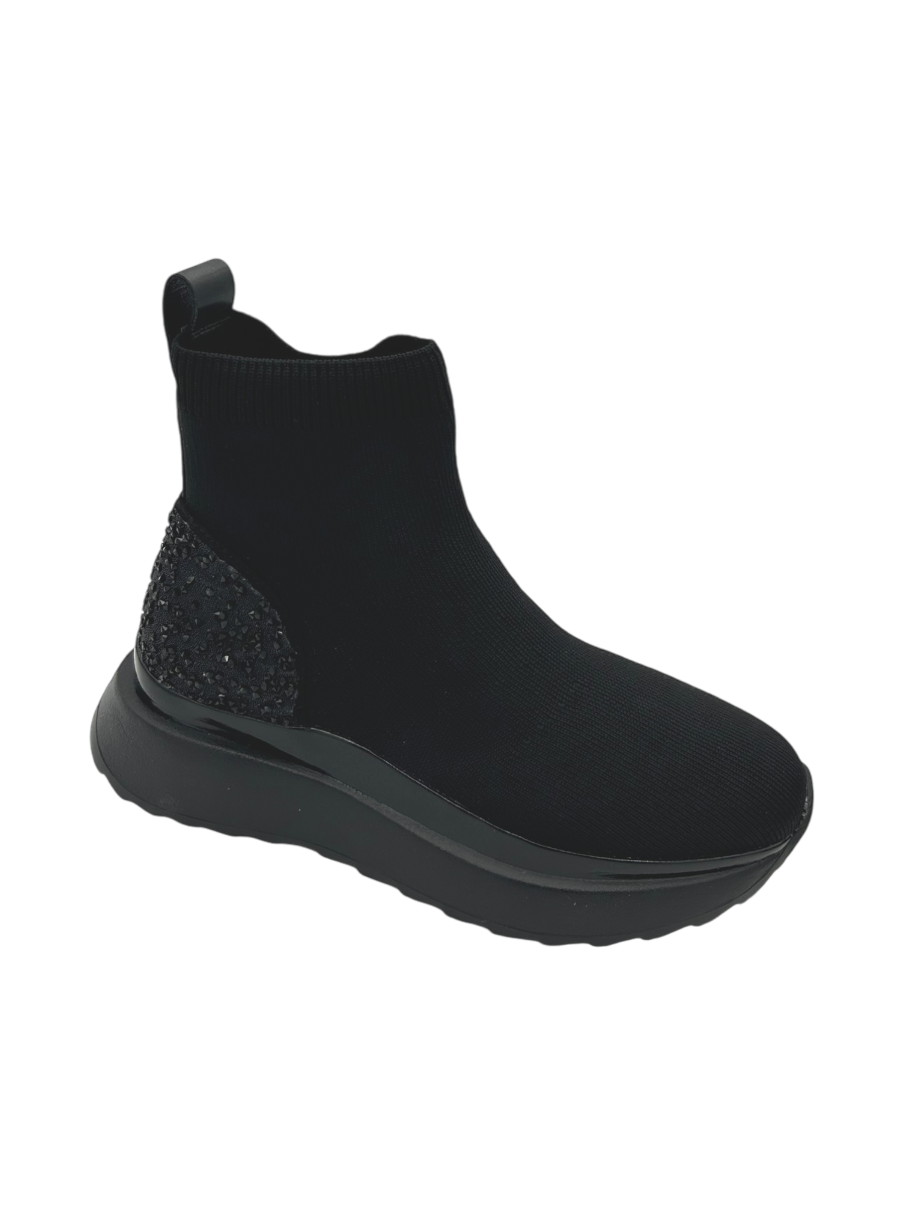 Stivaletto zeppa donna Apepazza Black - Catia -