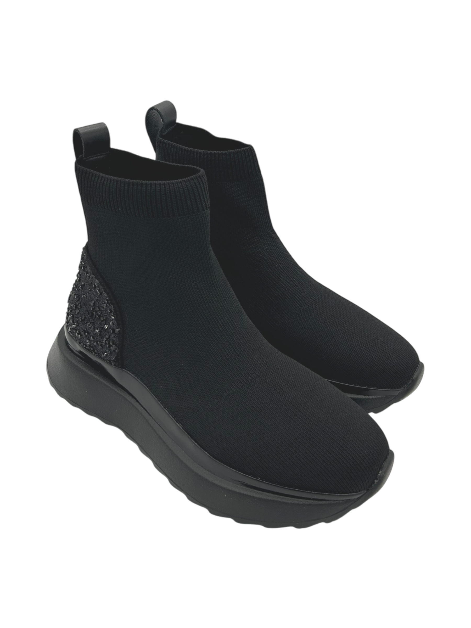 Stivaletto zeppa donna Apepazza Black - Catia -